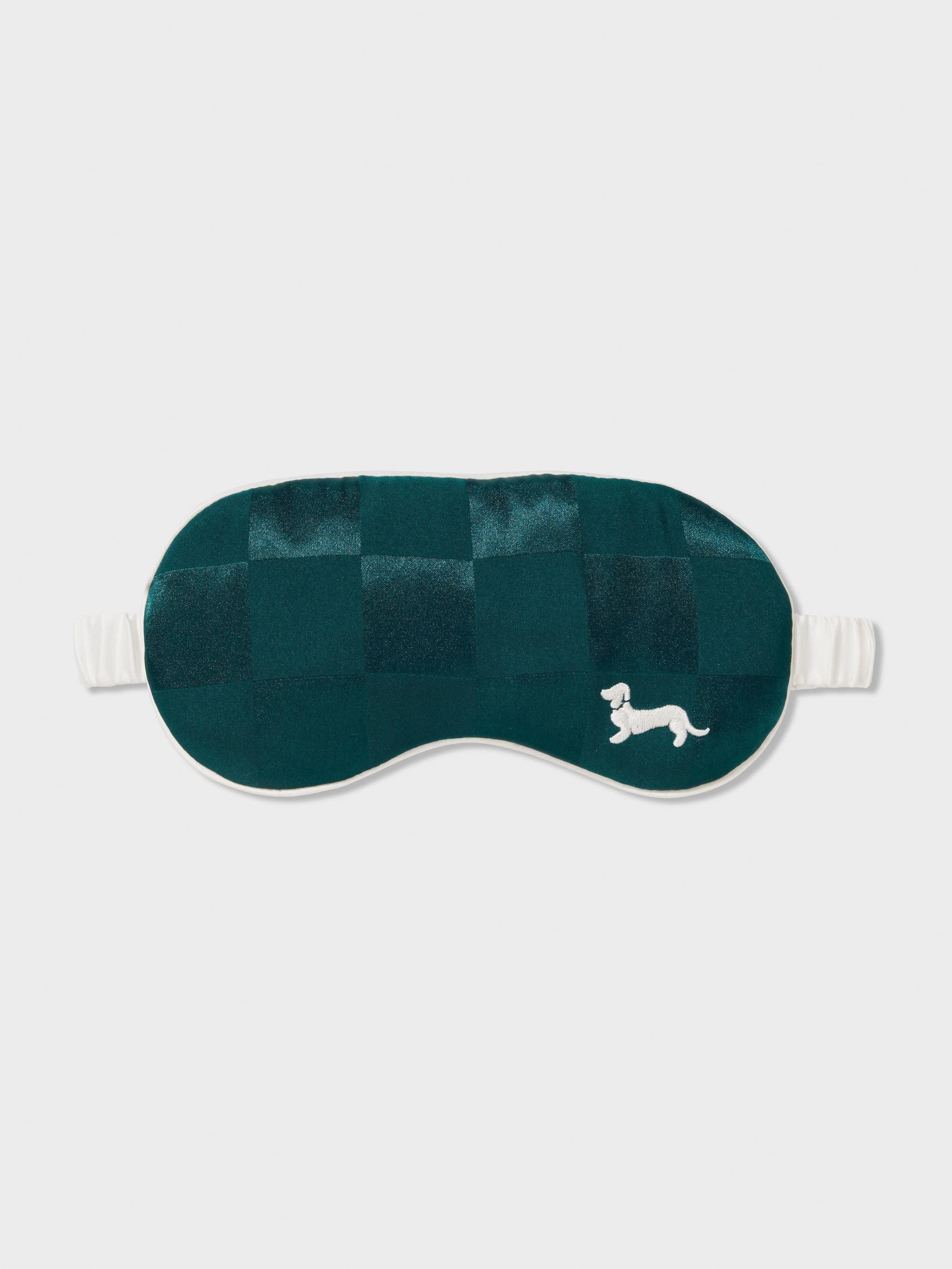 Image for Green Satin Eye Mask from Peter Alexander