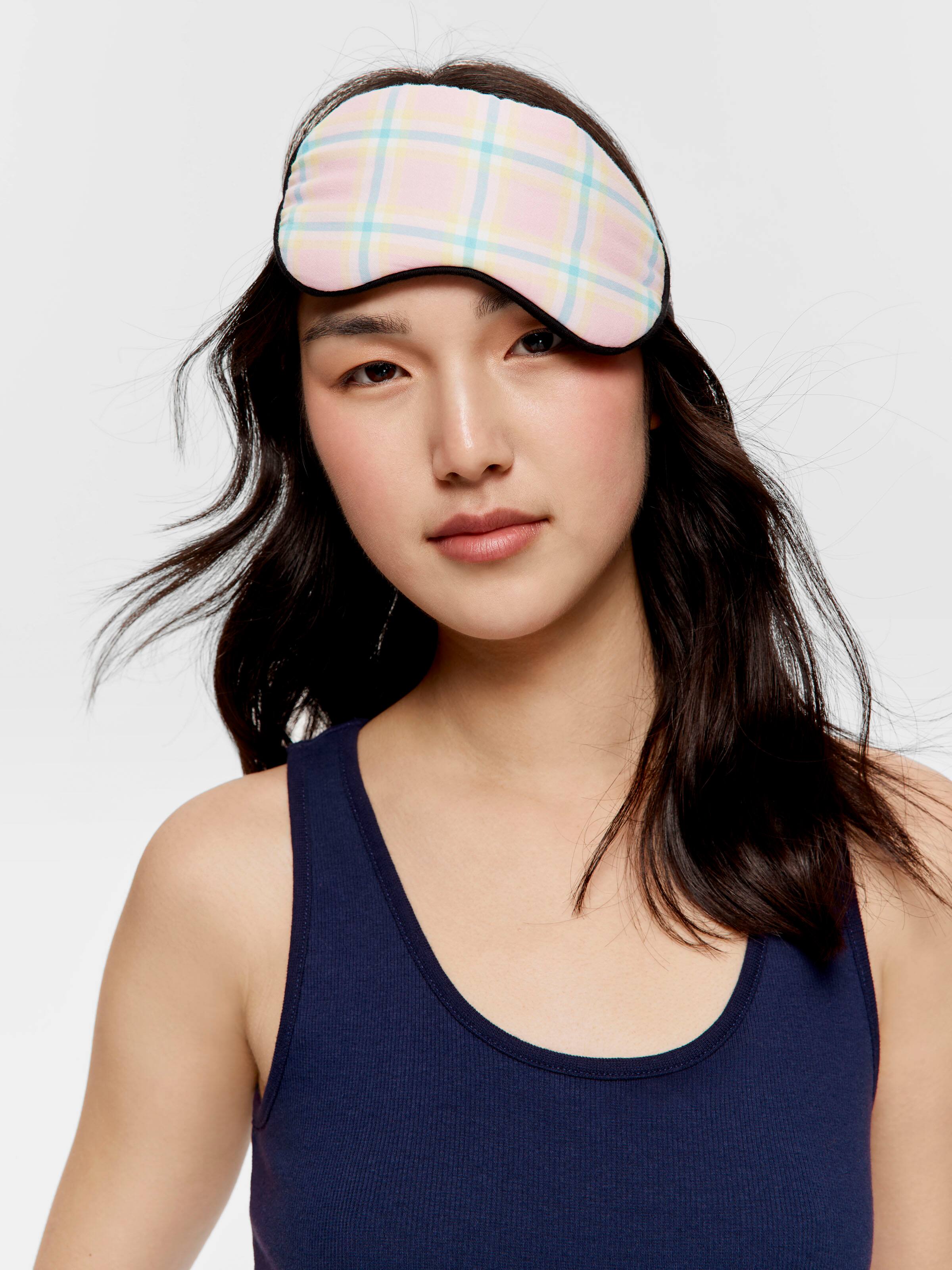 Check Eye Mask