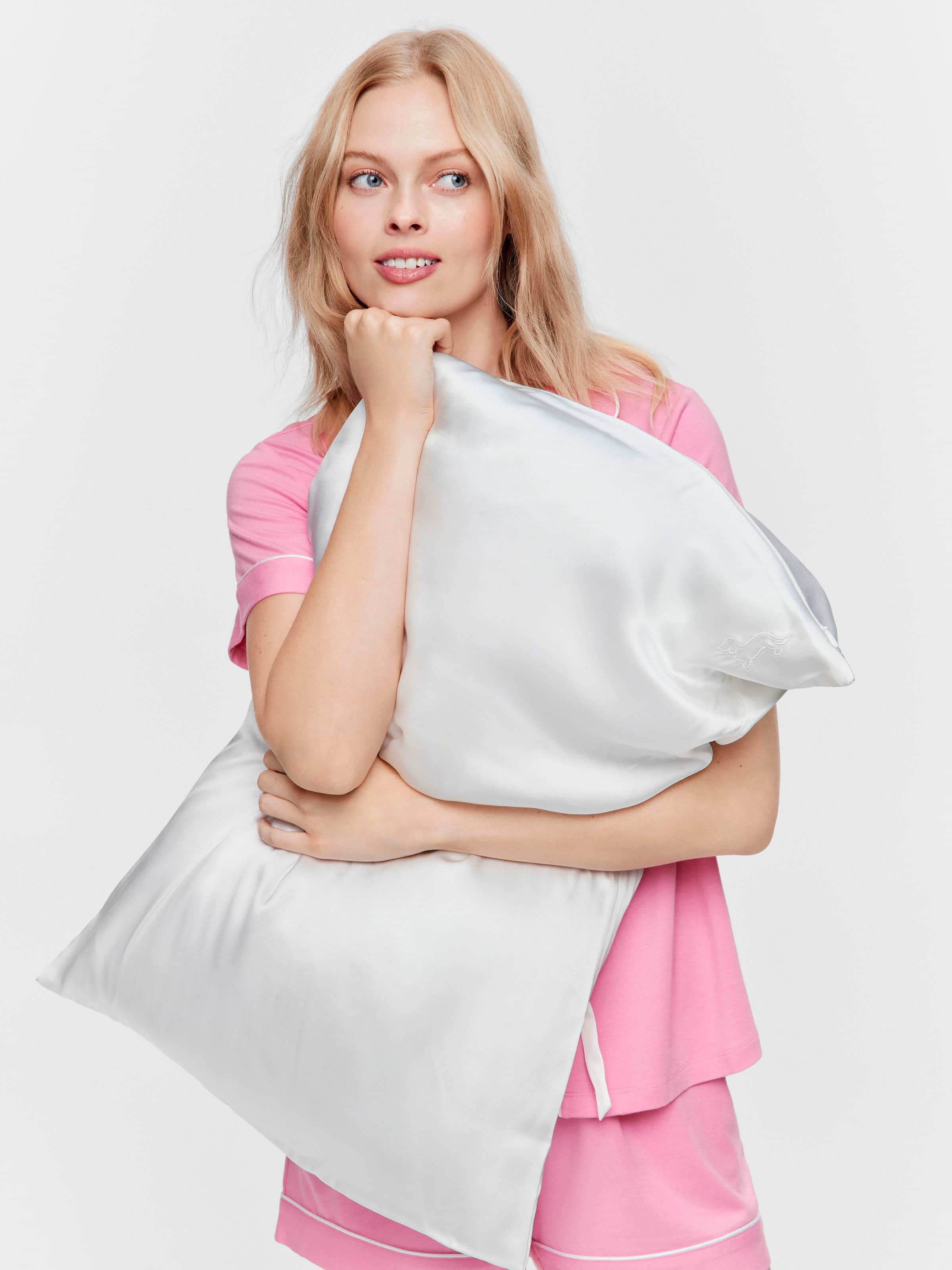 Image for White Mulberry Silk Pillowcase 2 Pack from Peter Alexander