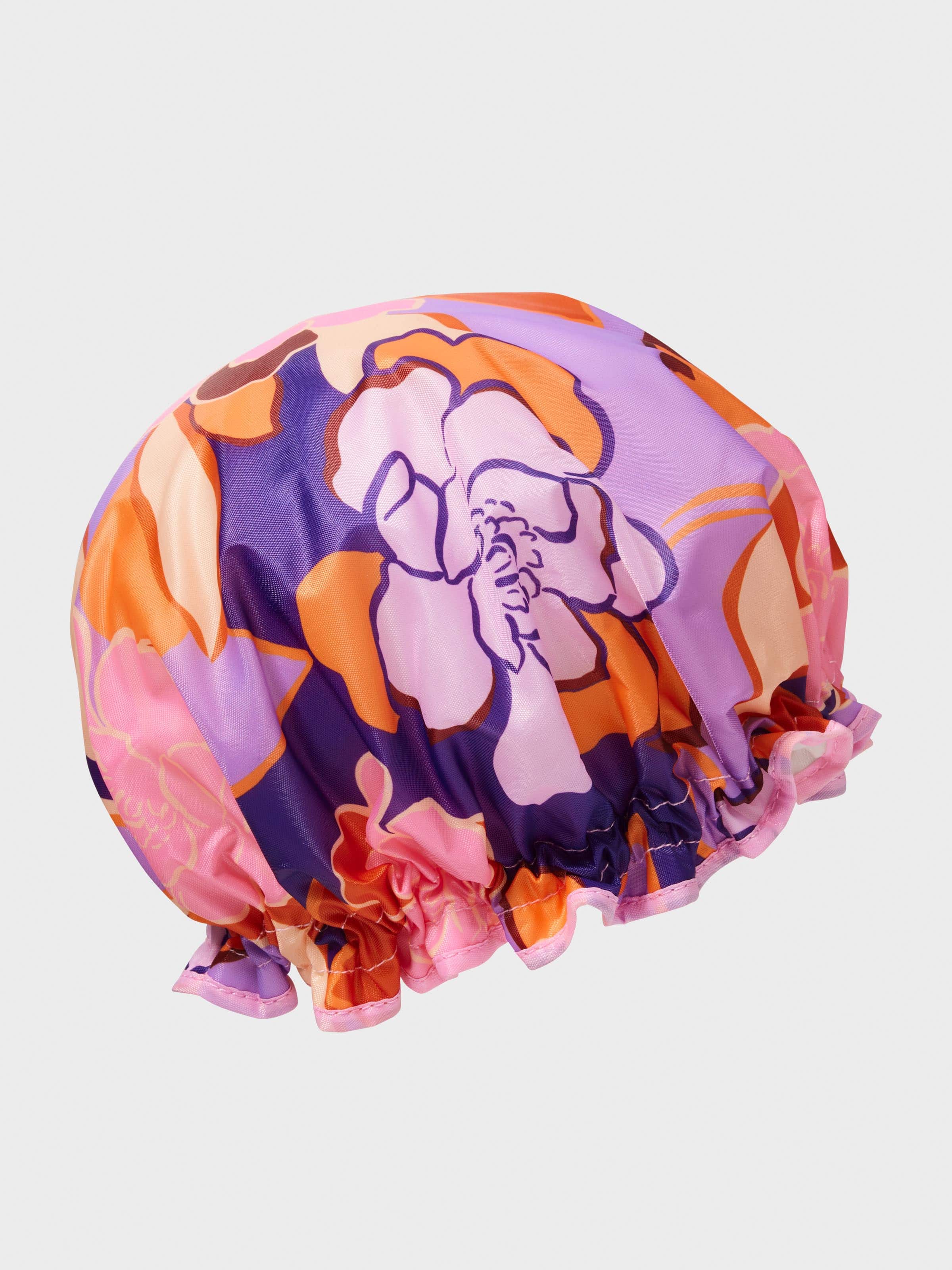 Abstract Floral Showercap