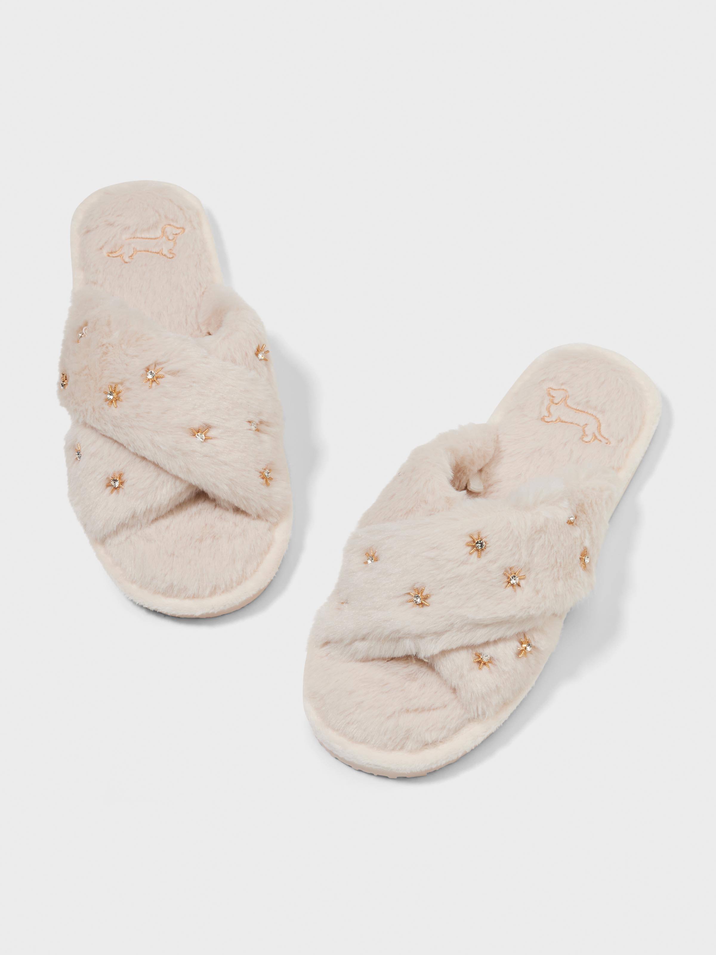 Embellished Cross Over Slide