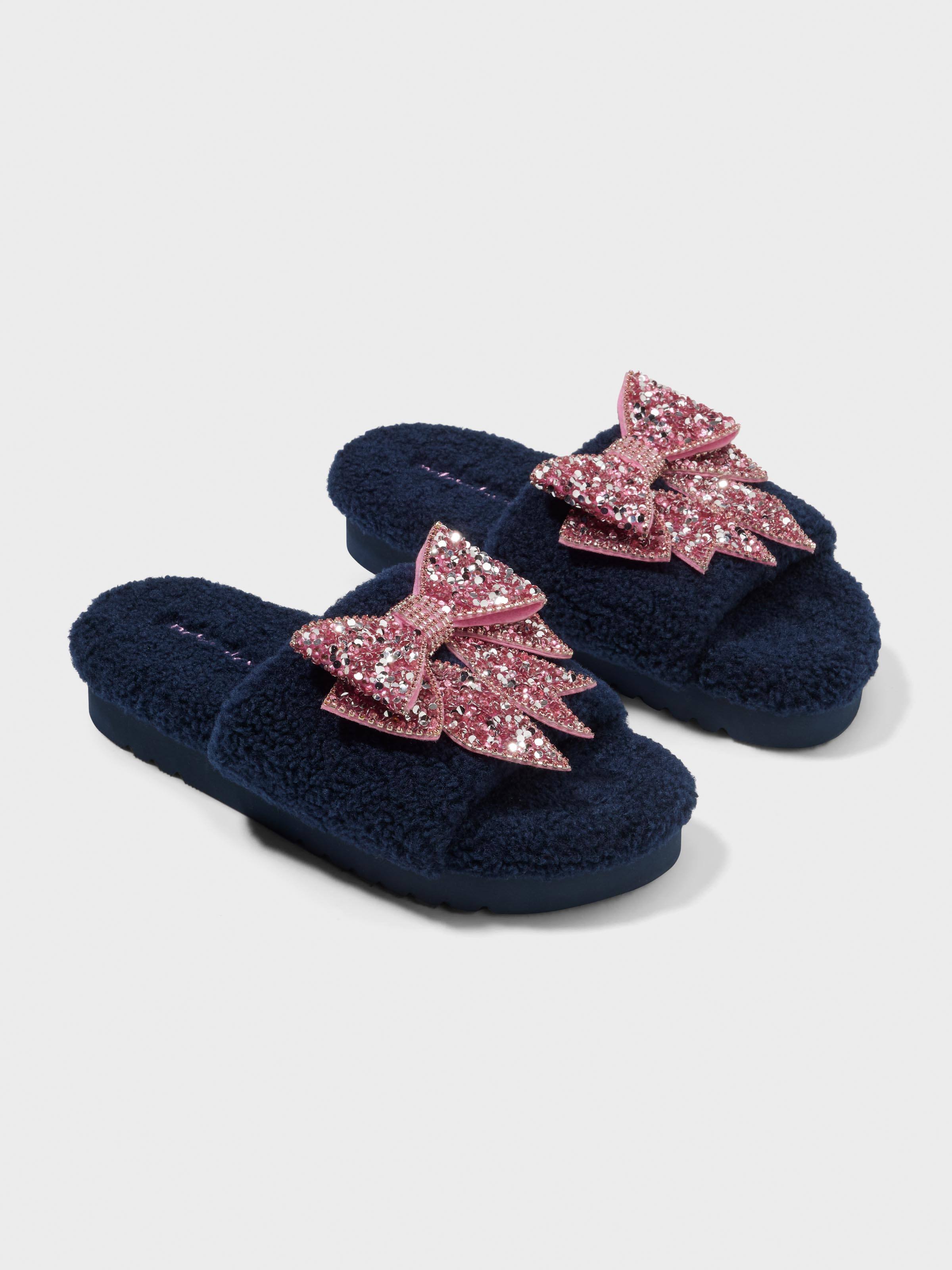 Sparkly Bow Scuff