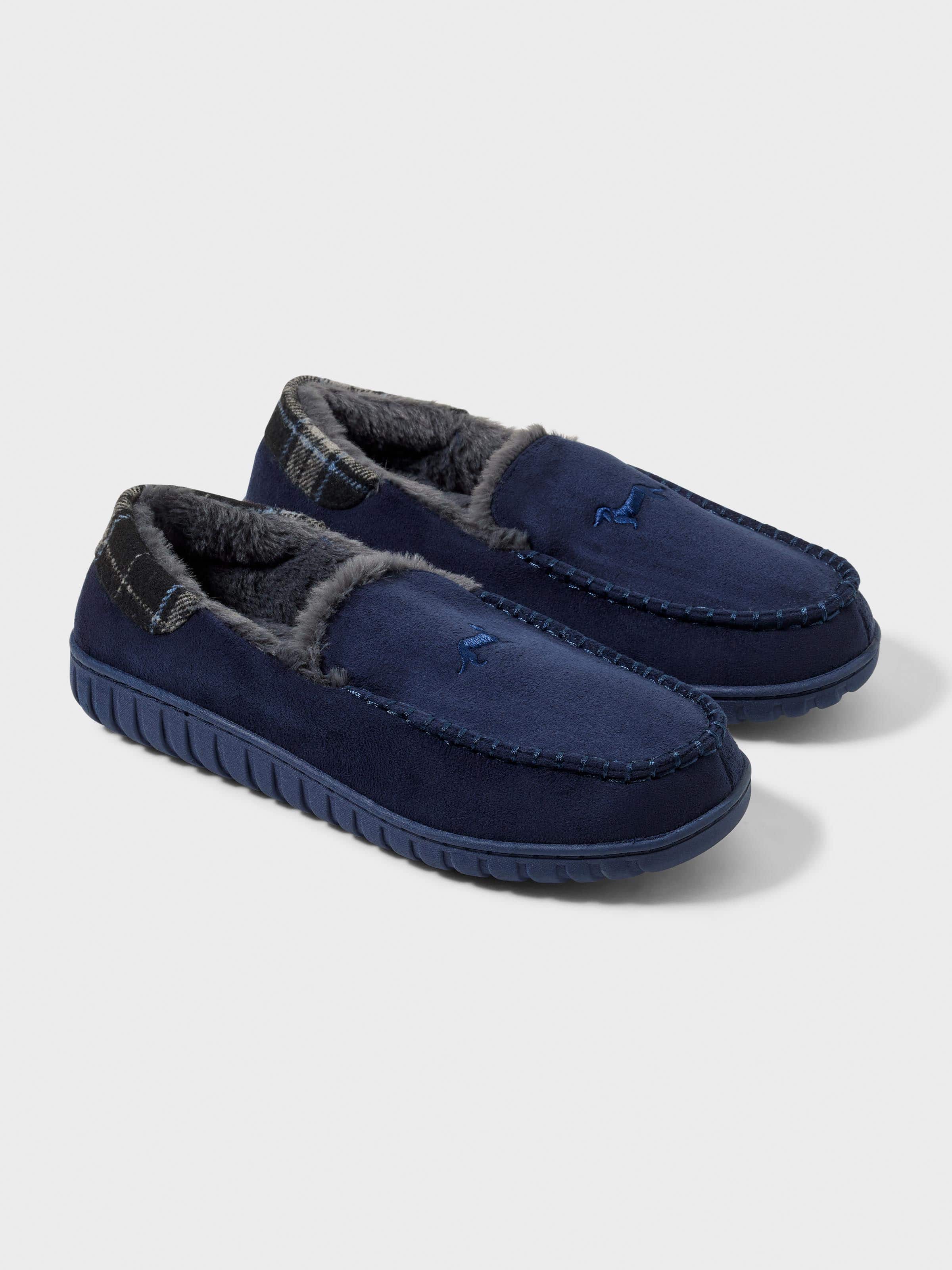 Men's Navy Moccasin