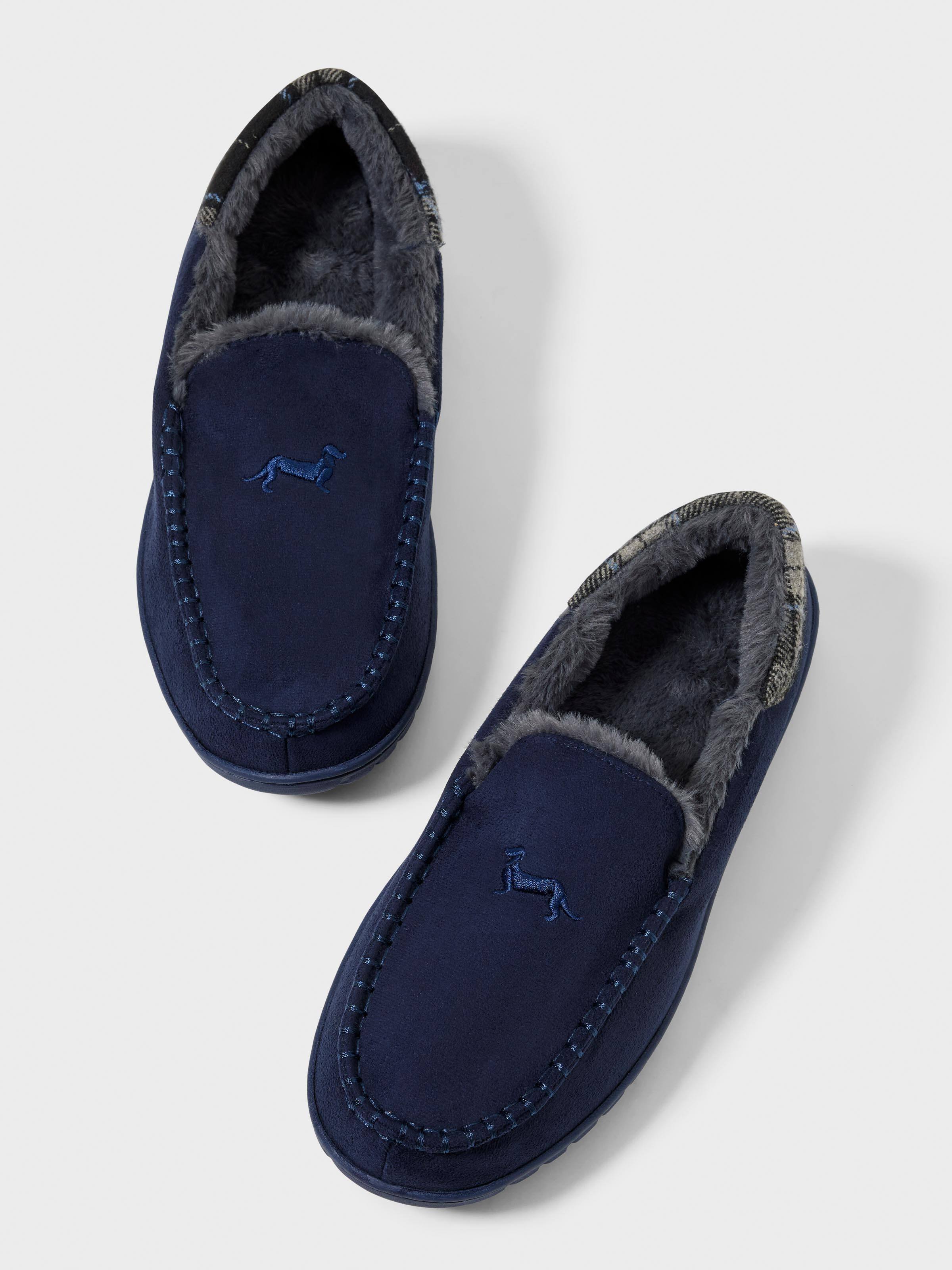 Men's Navy Moccasin