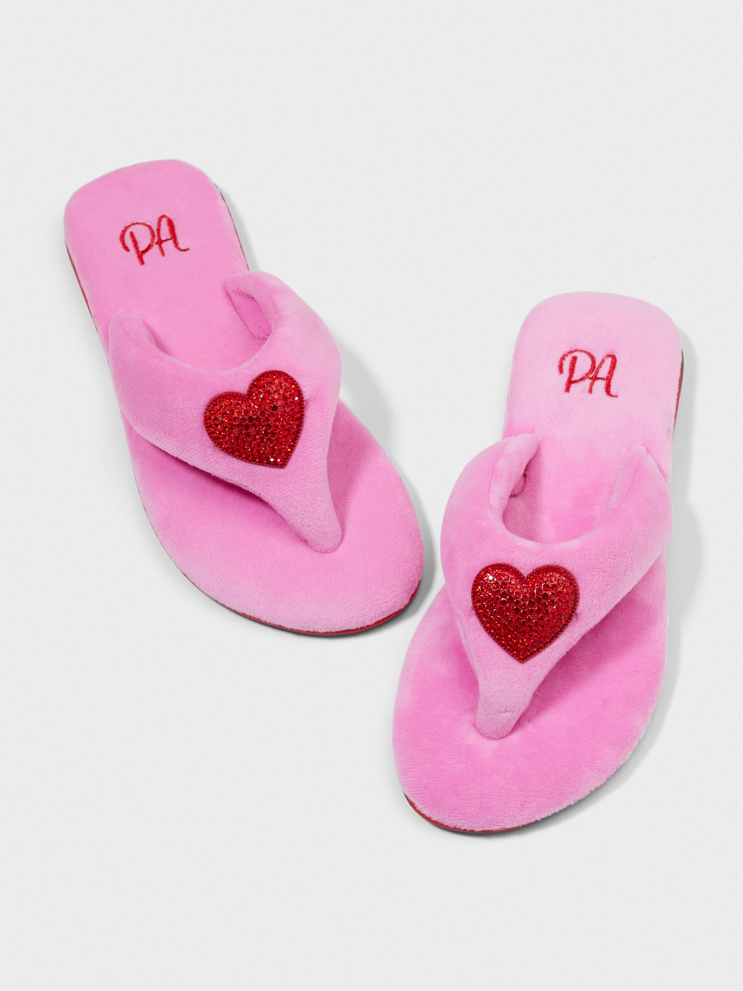 Velour Penny Slipper