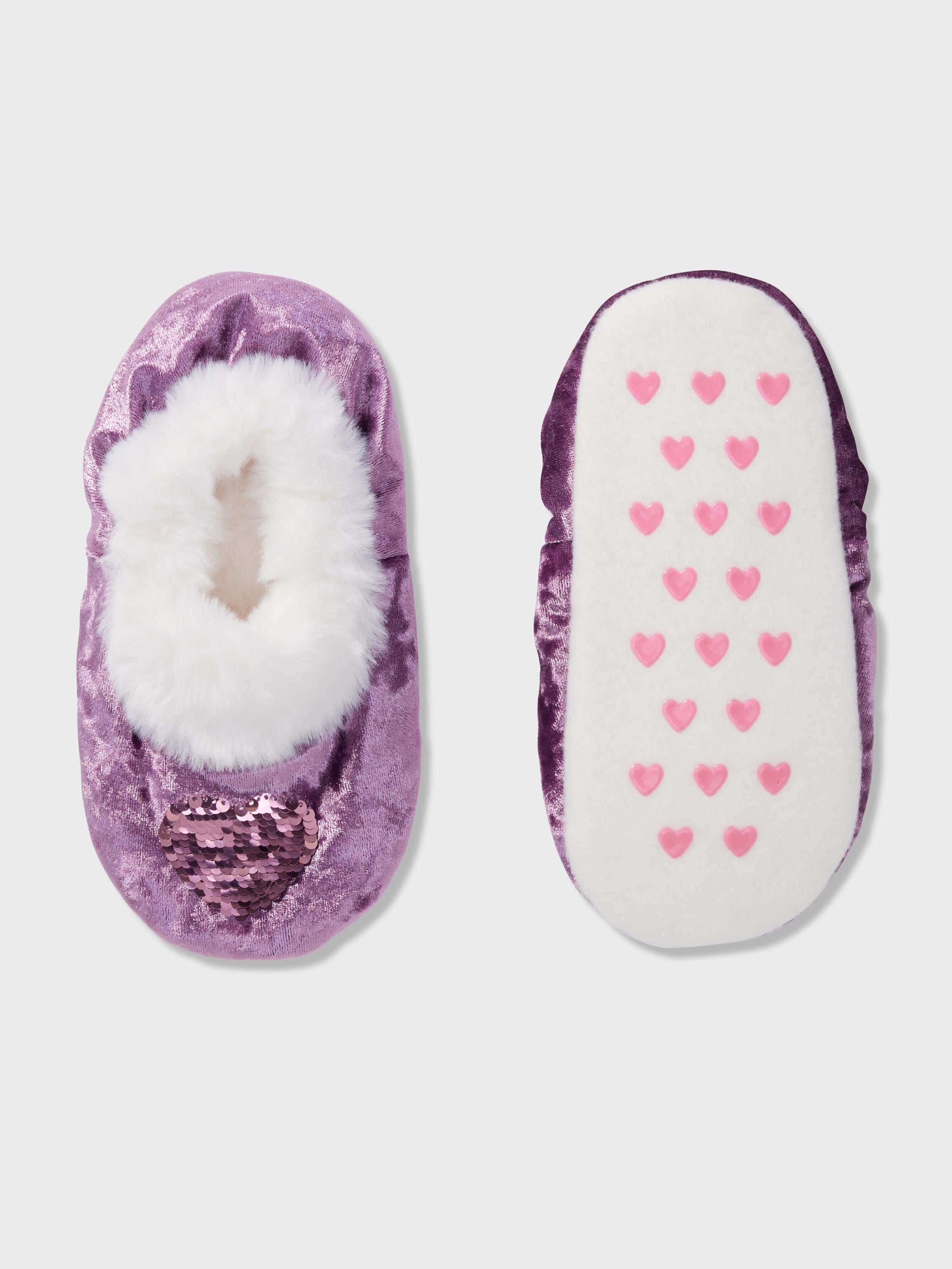 Kids Heart Sequin Sockette