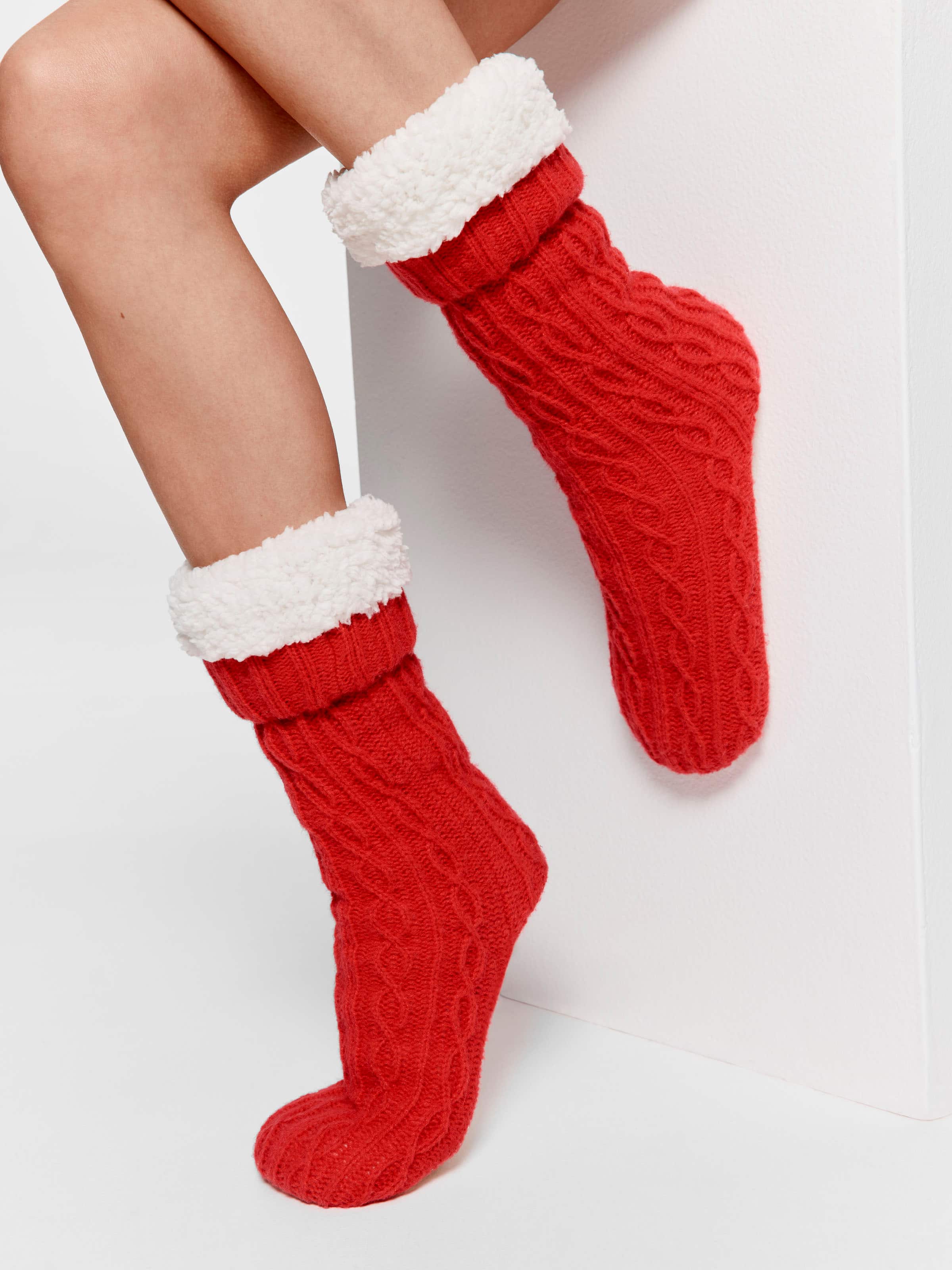 Chunky Knit Festive Sock
