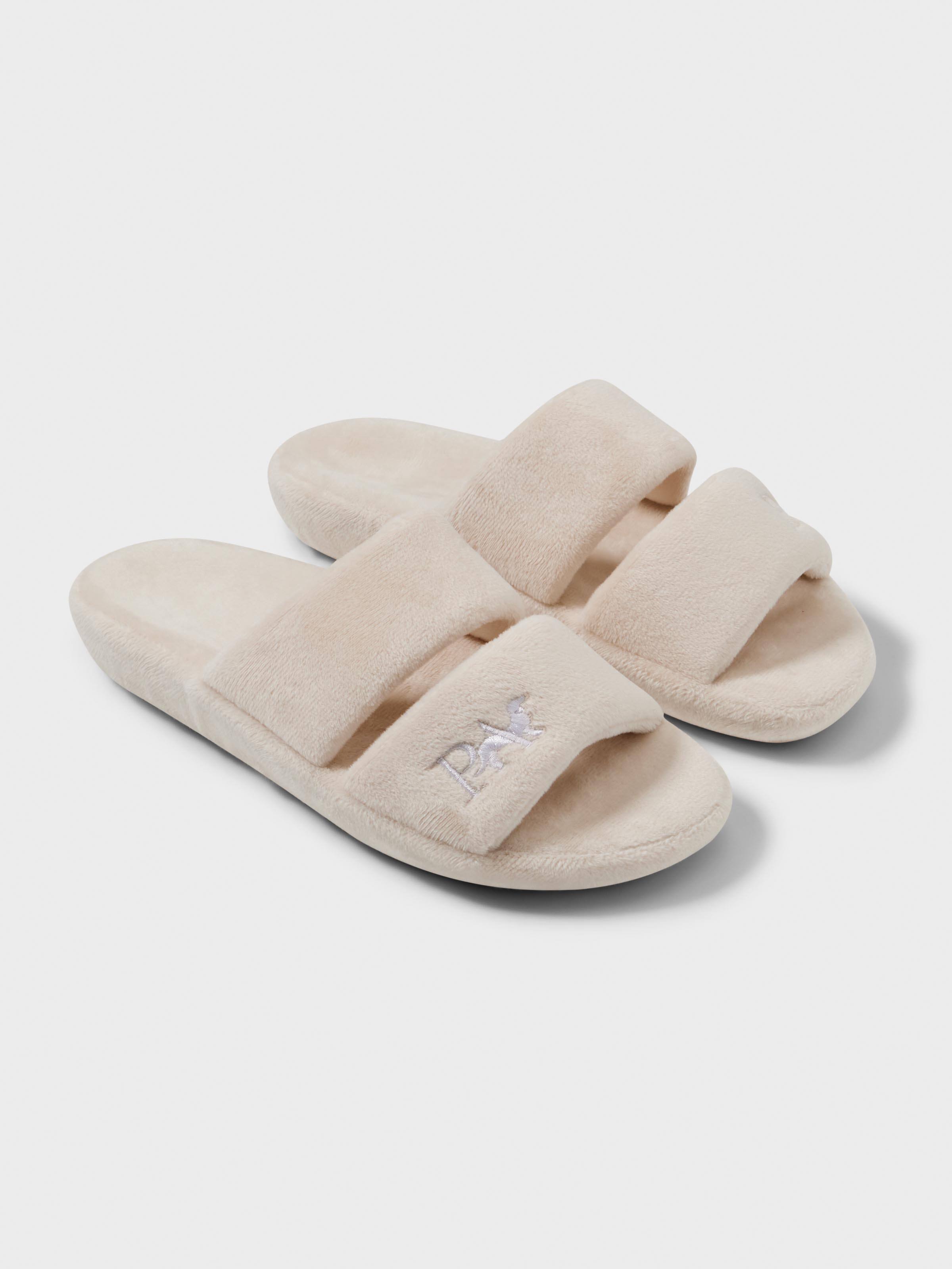 Plush Twin Strap Slide