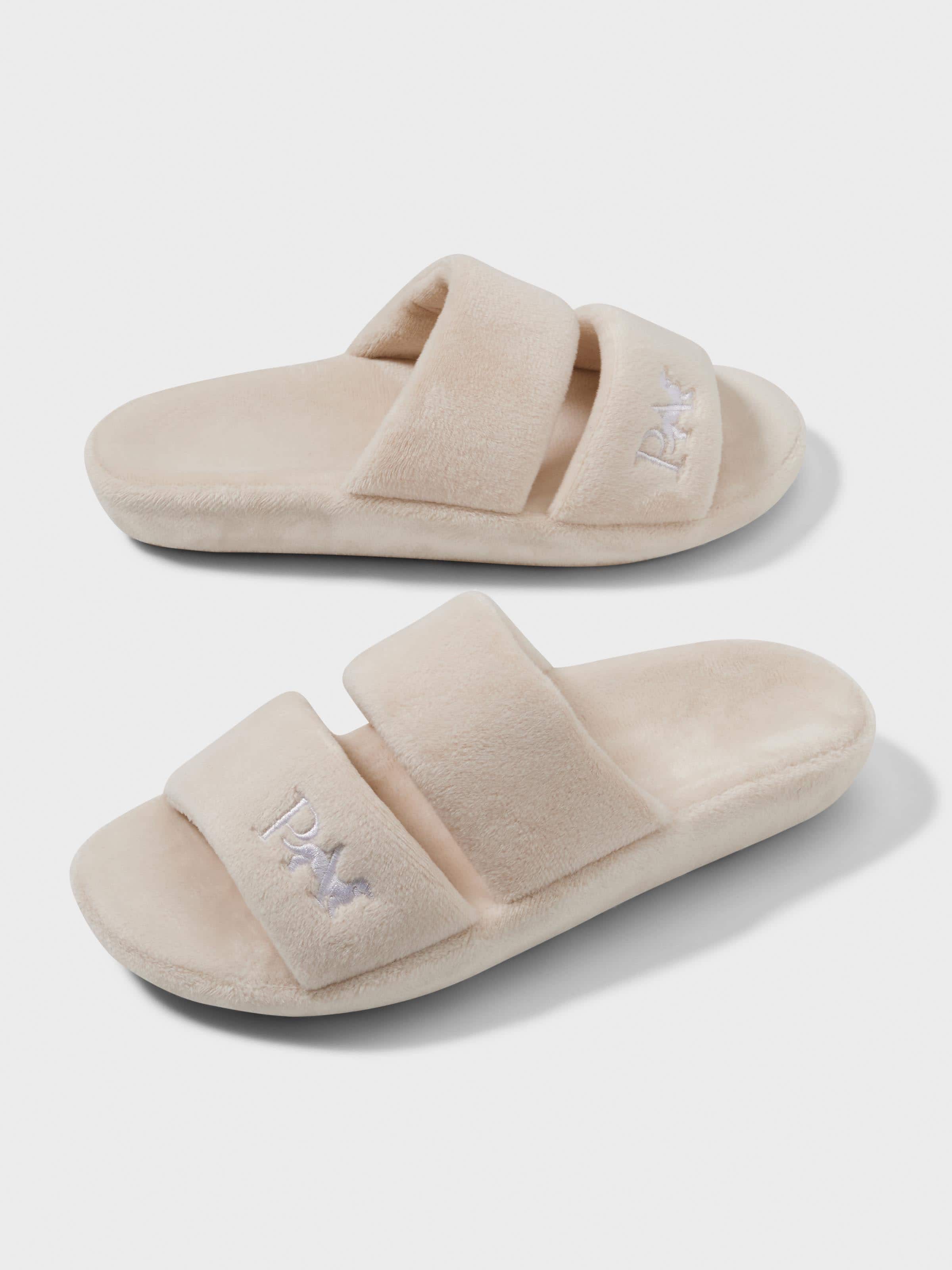 Plush Twin Strap Slide