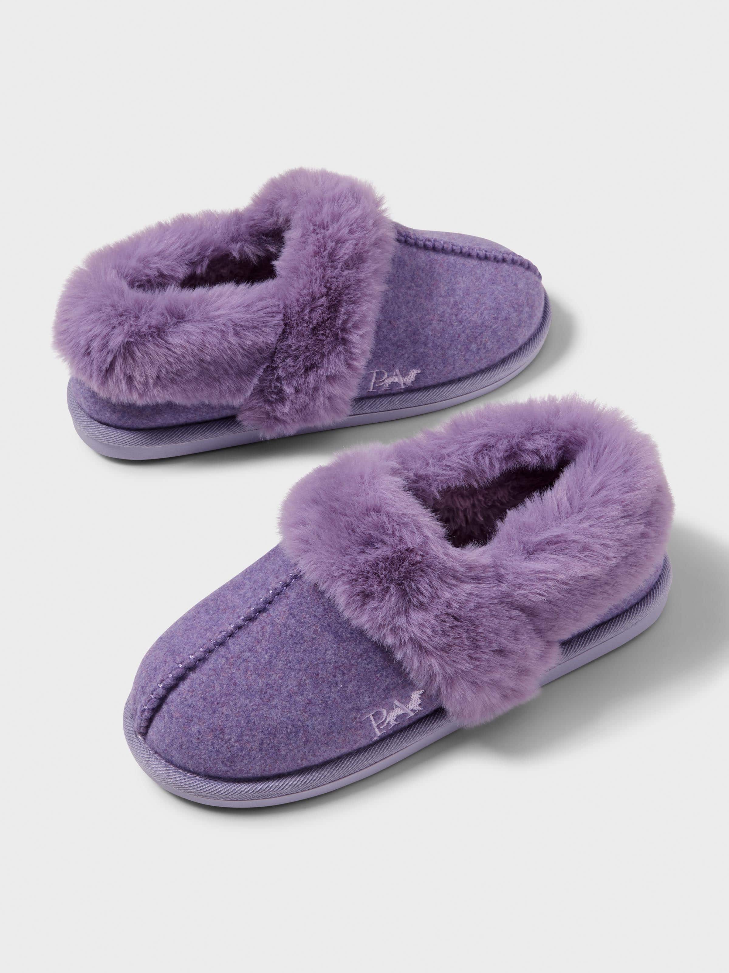 Lilac Cosy Slipper Boot