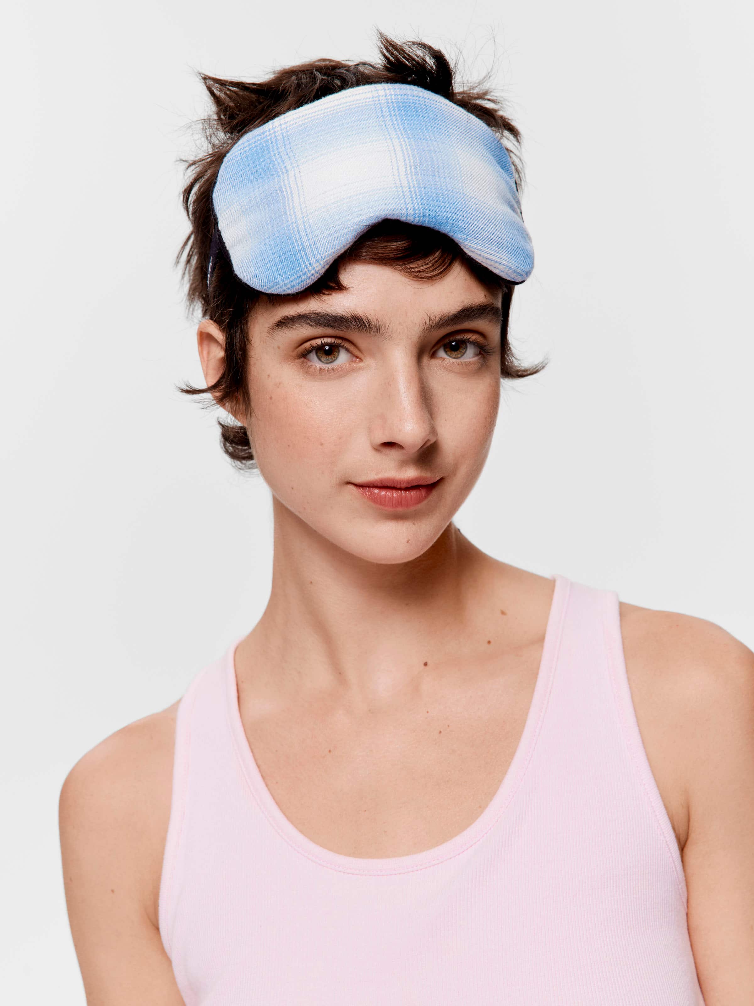 Check Eye Mask