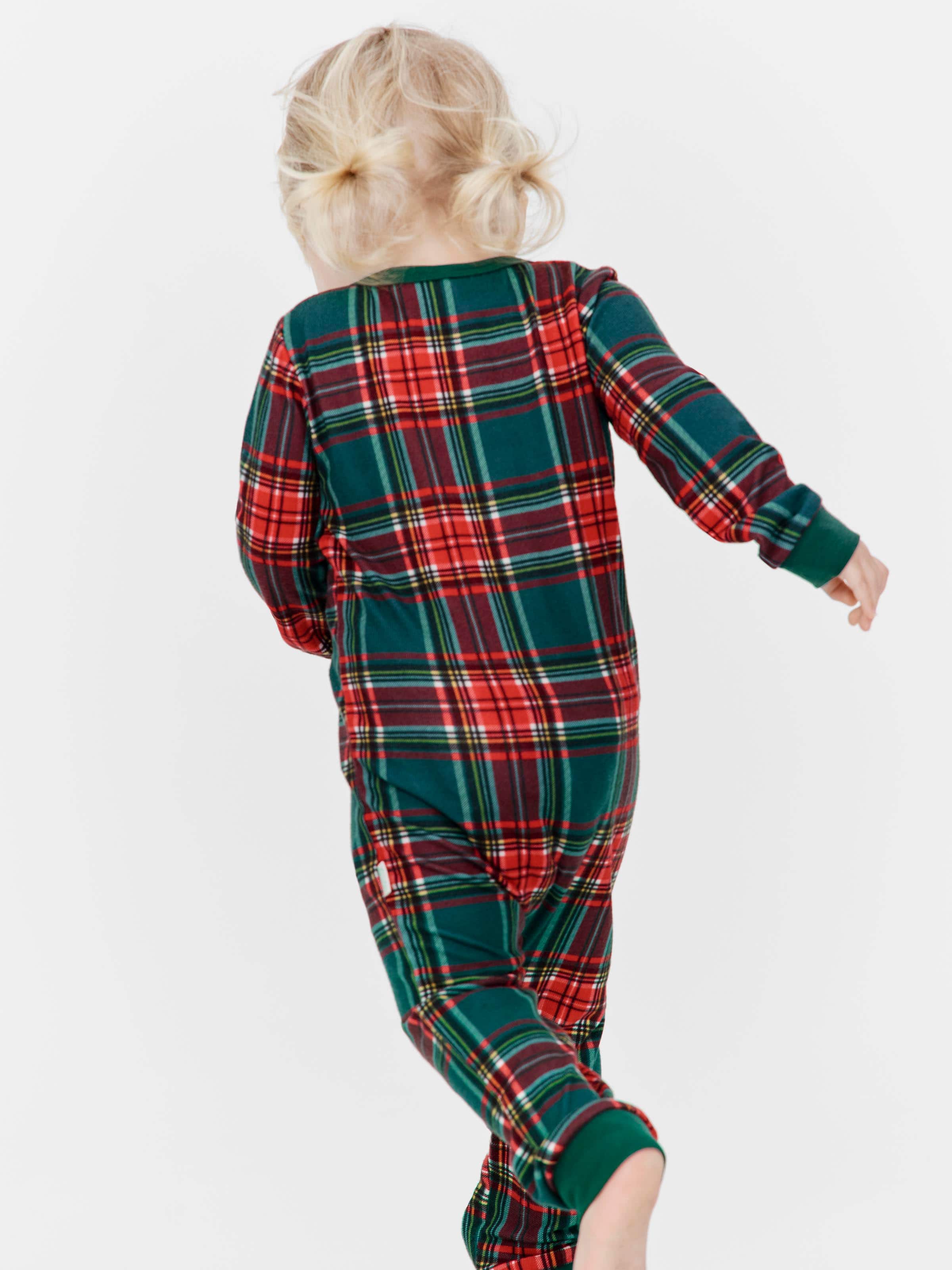 Image for Babies Tartan Sleepsuit from Peter Alexander