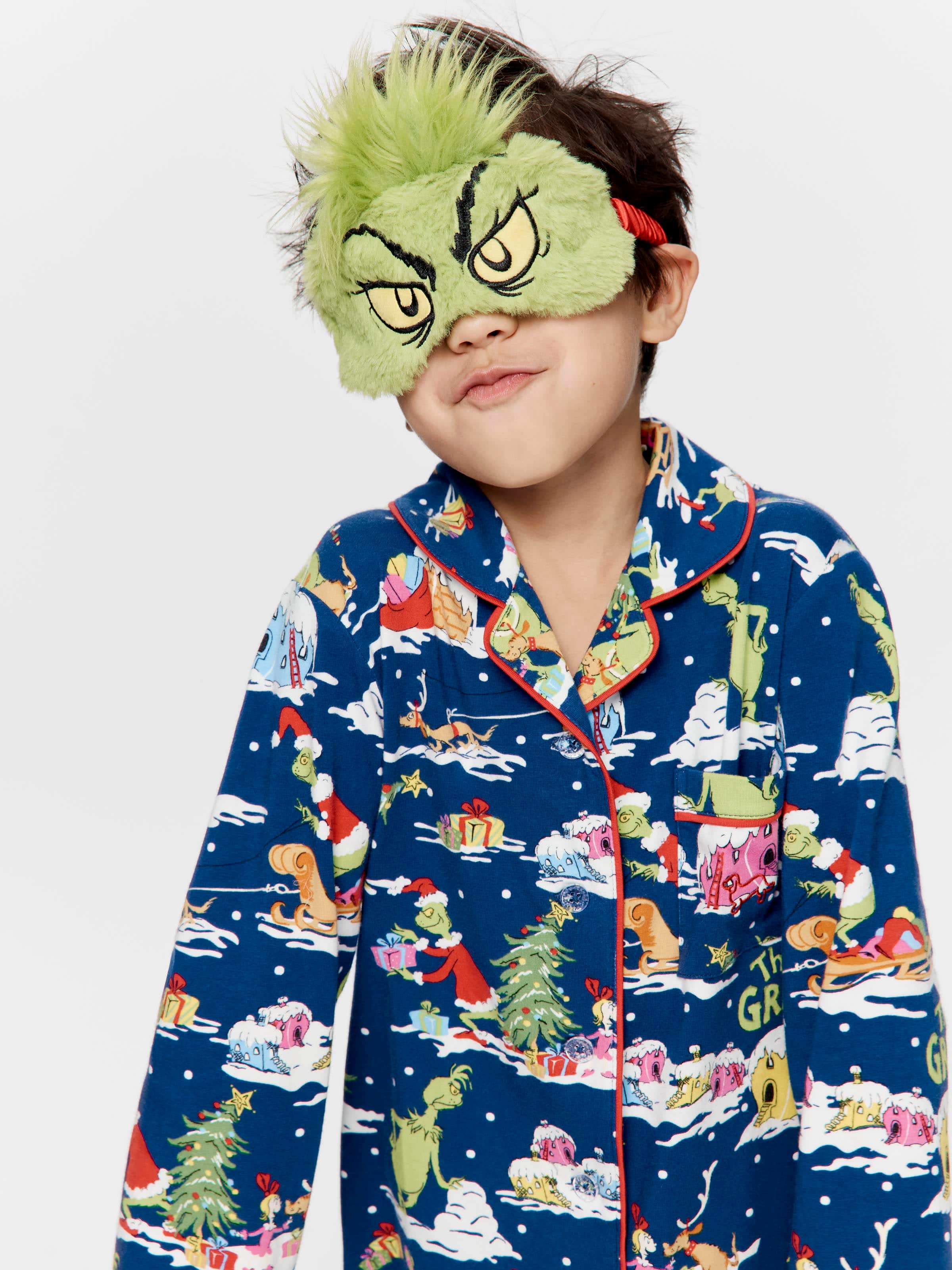 Image for Jnr Kids The Grinch Pj Set from Peter Alexander