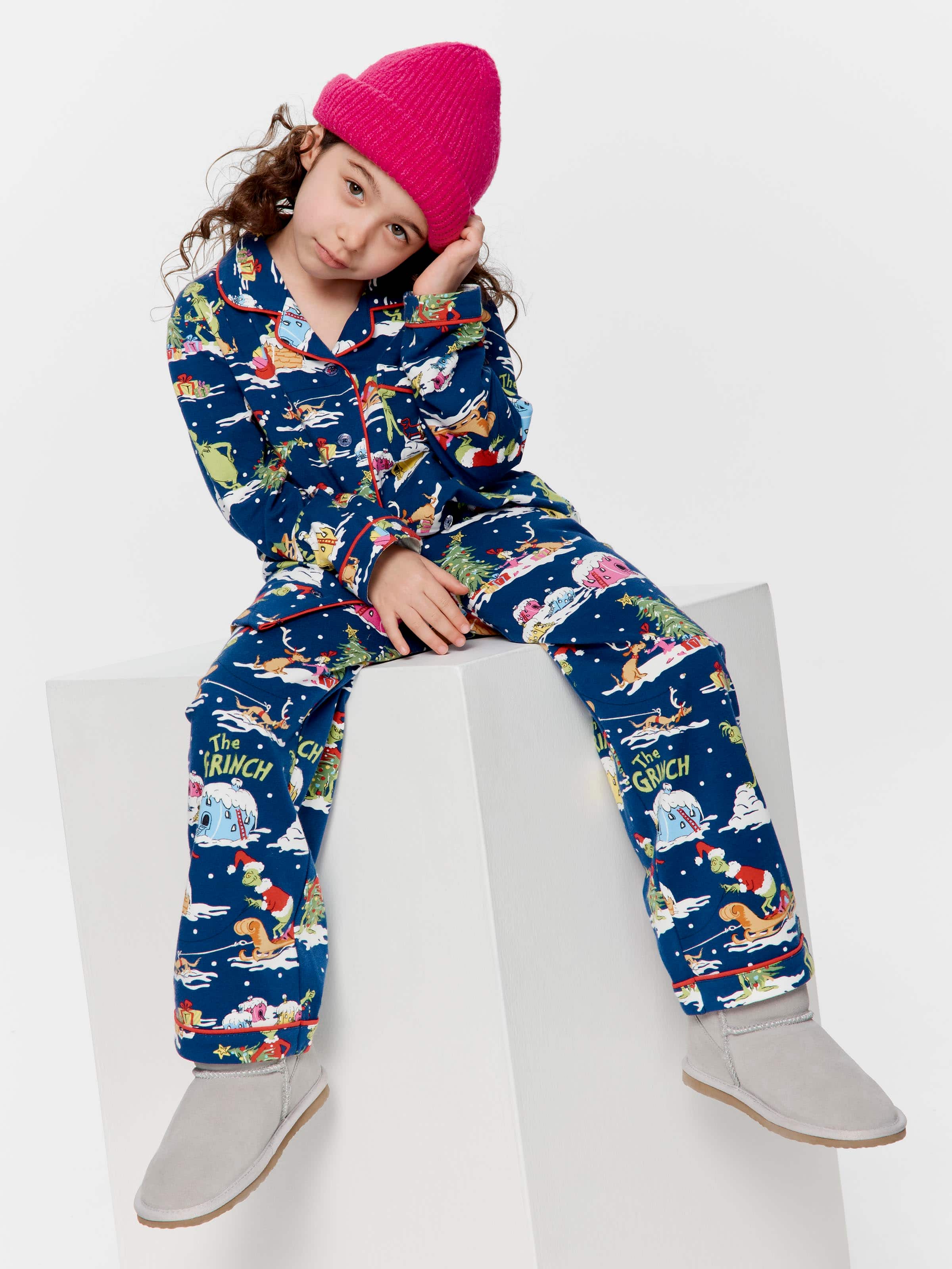 Image for Jnr Kids The Grinch Pj Set from Peter Alexander