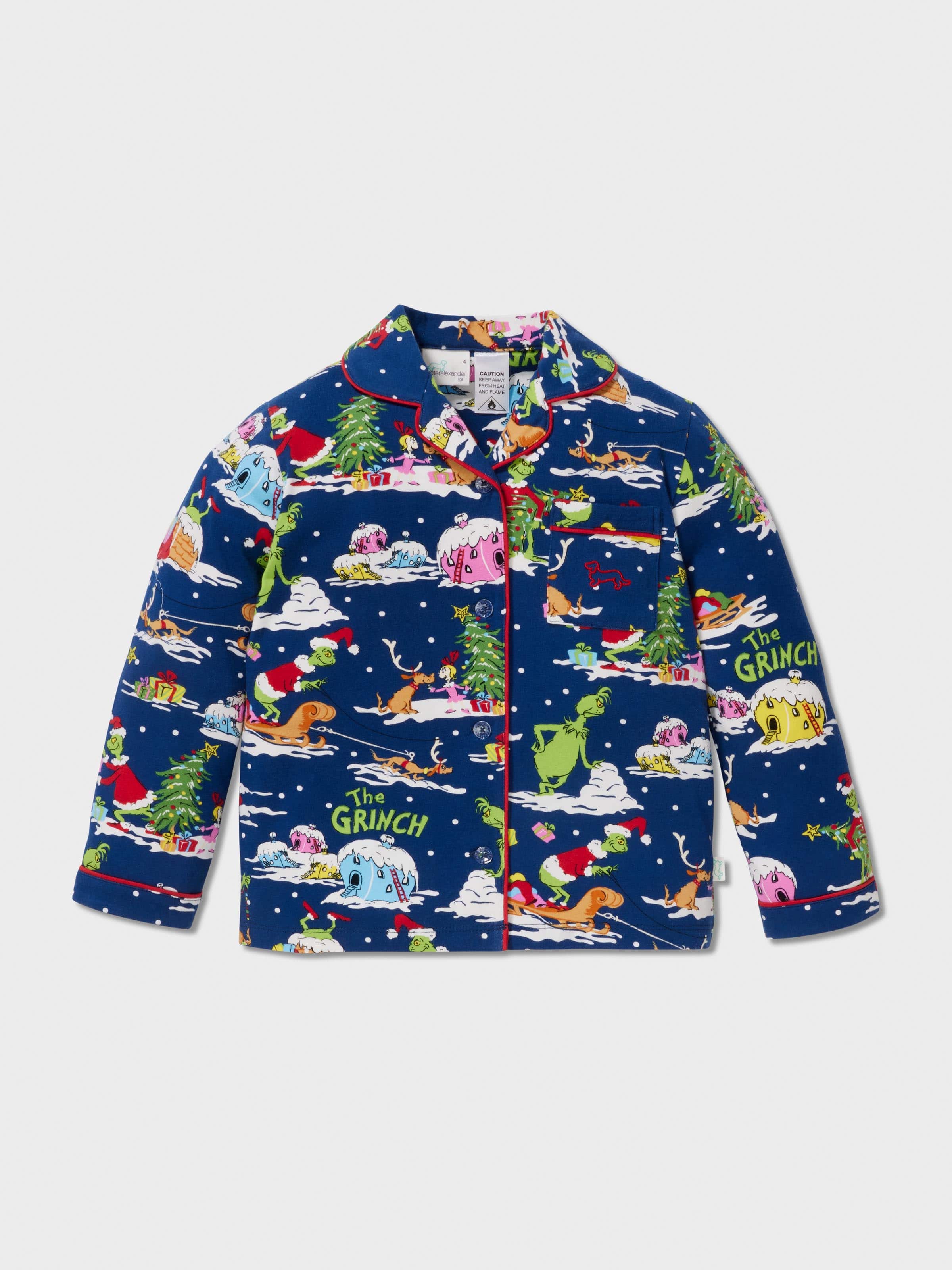 Image for Jnr Kids The Grinch Pj Set from Peter Alexander