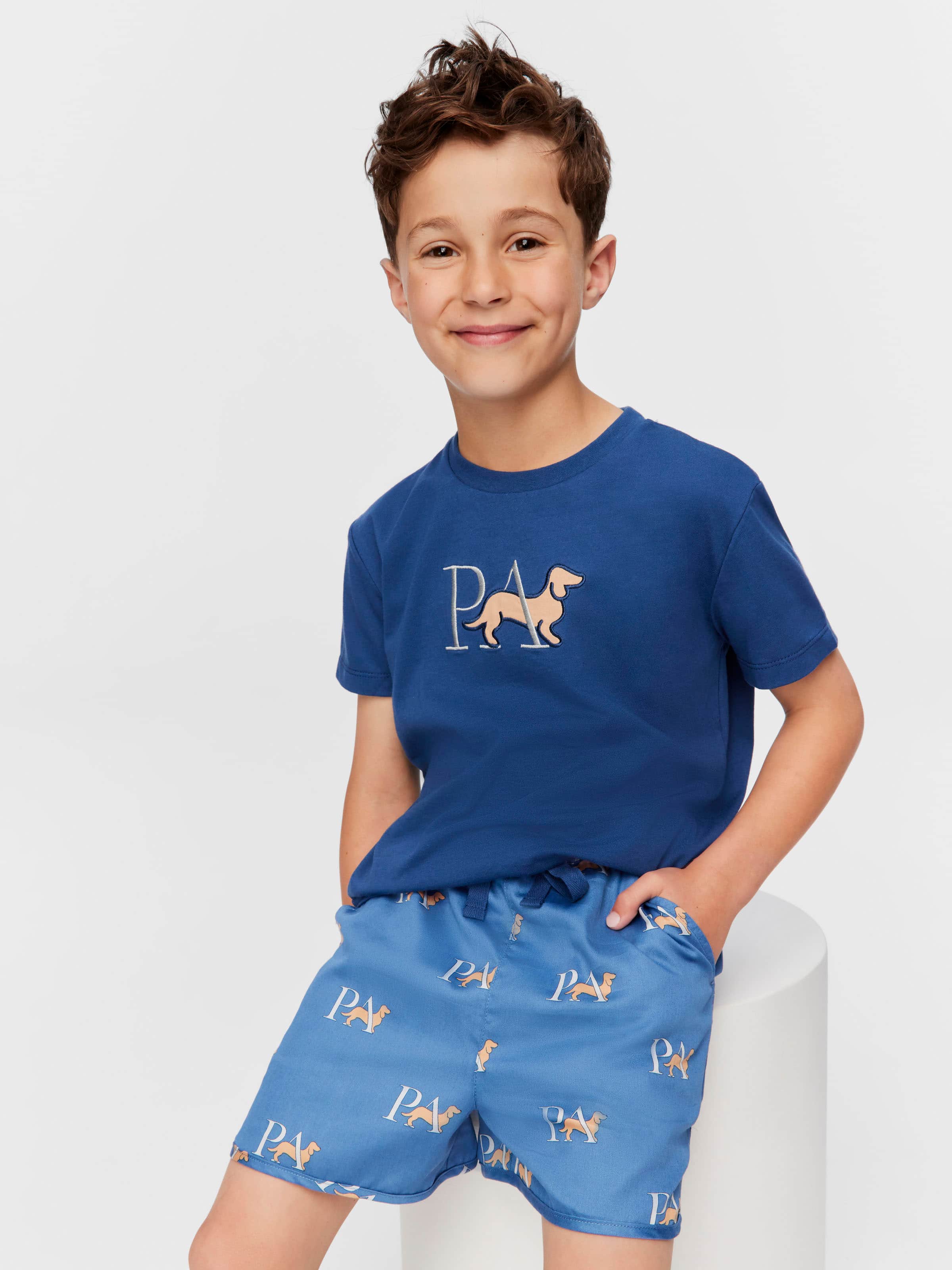 Jnr Boys P.A. Logo Pj Set