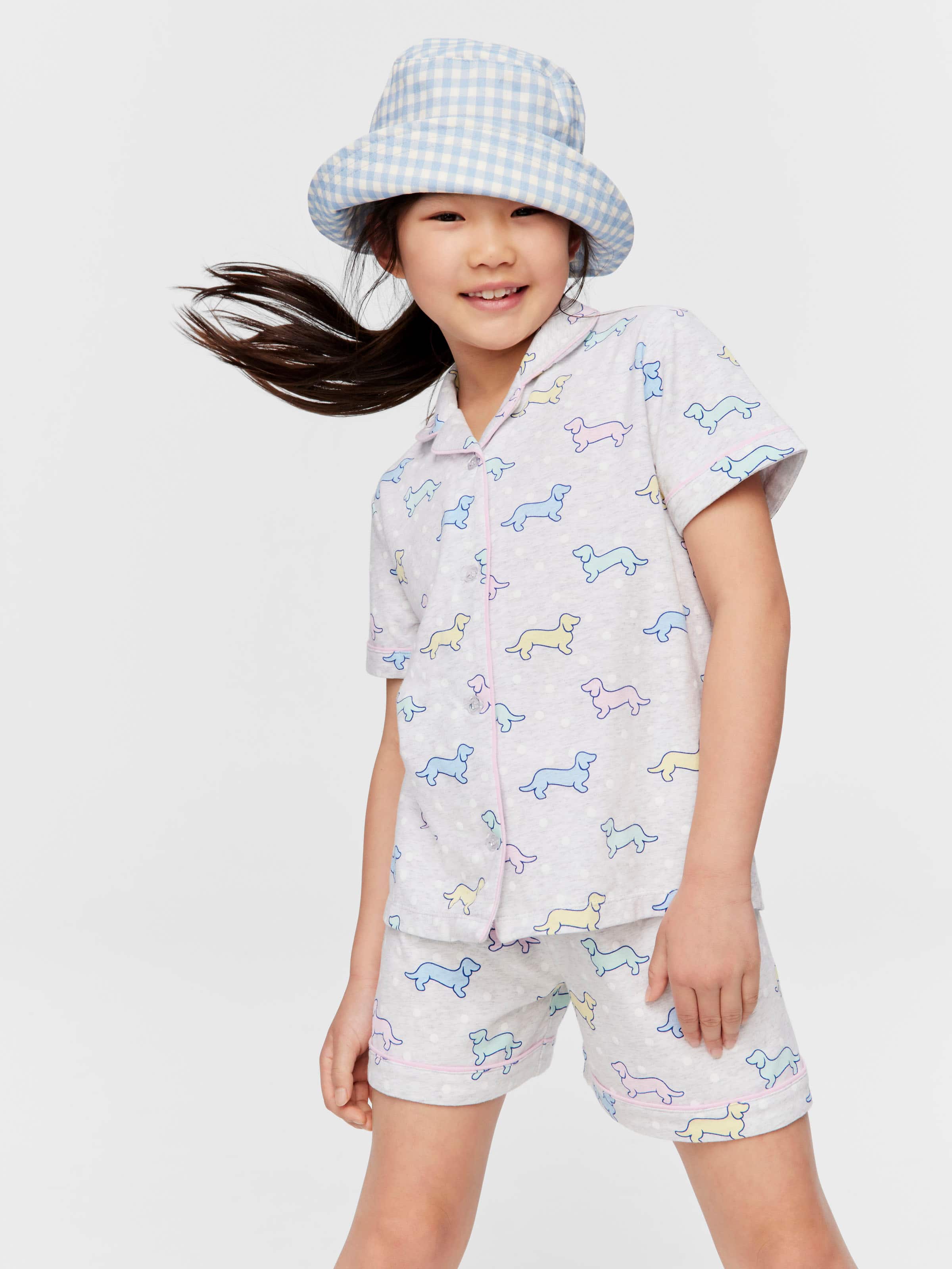 Jnr Girls Penny Print Classic Pj Set