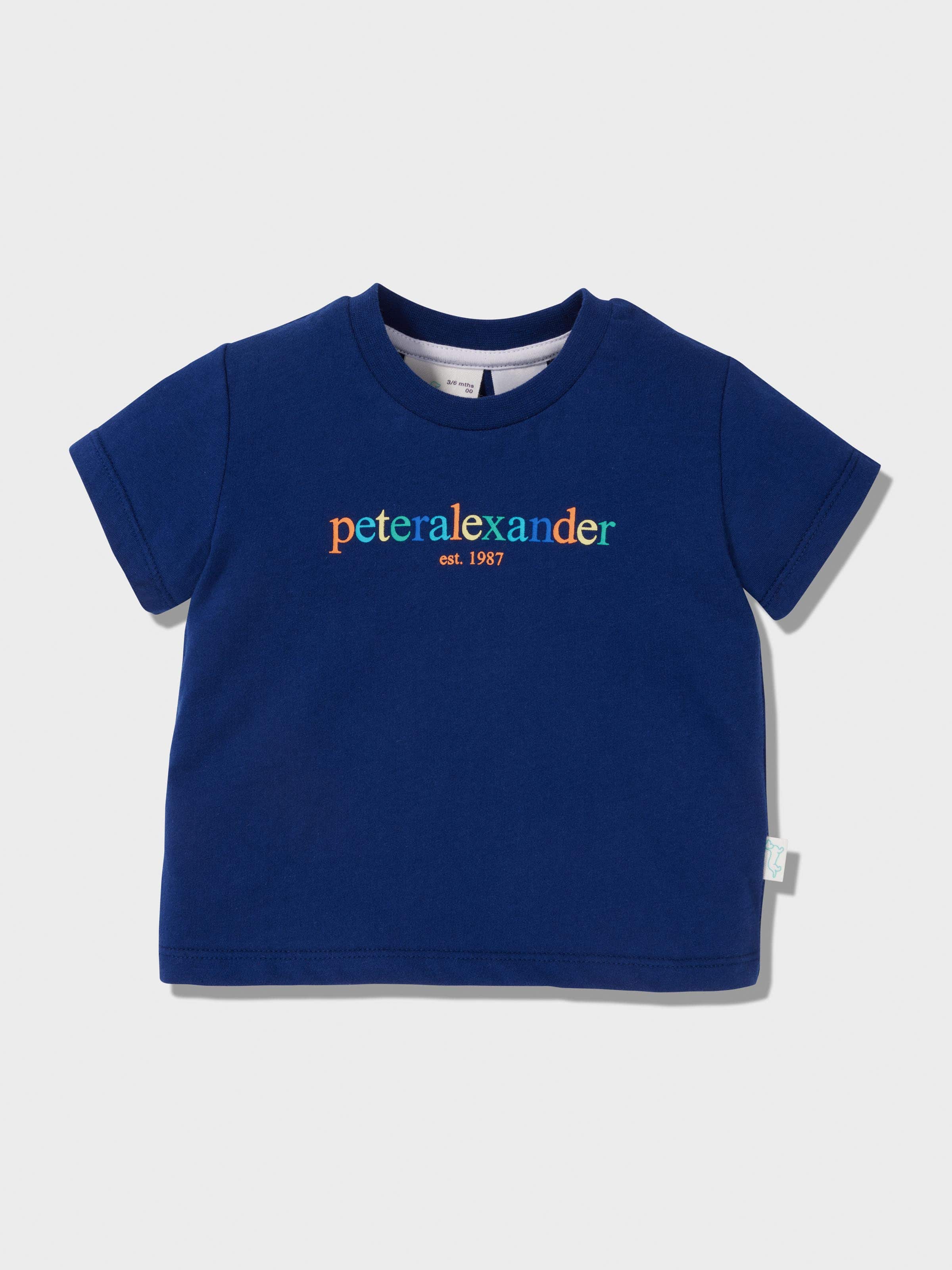 Image for Baby Bright Blue Check Pj Set from Peter Alexander