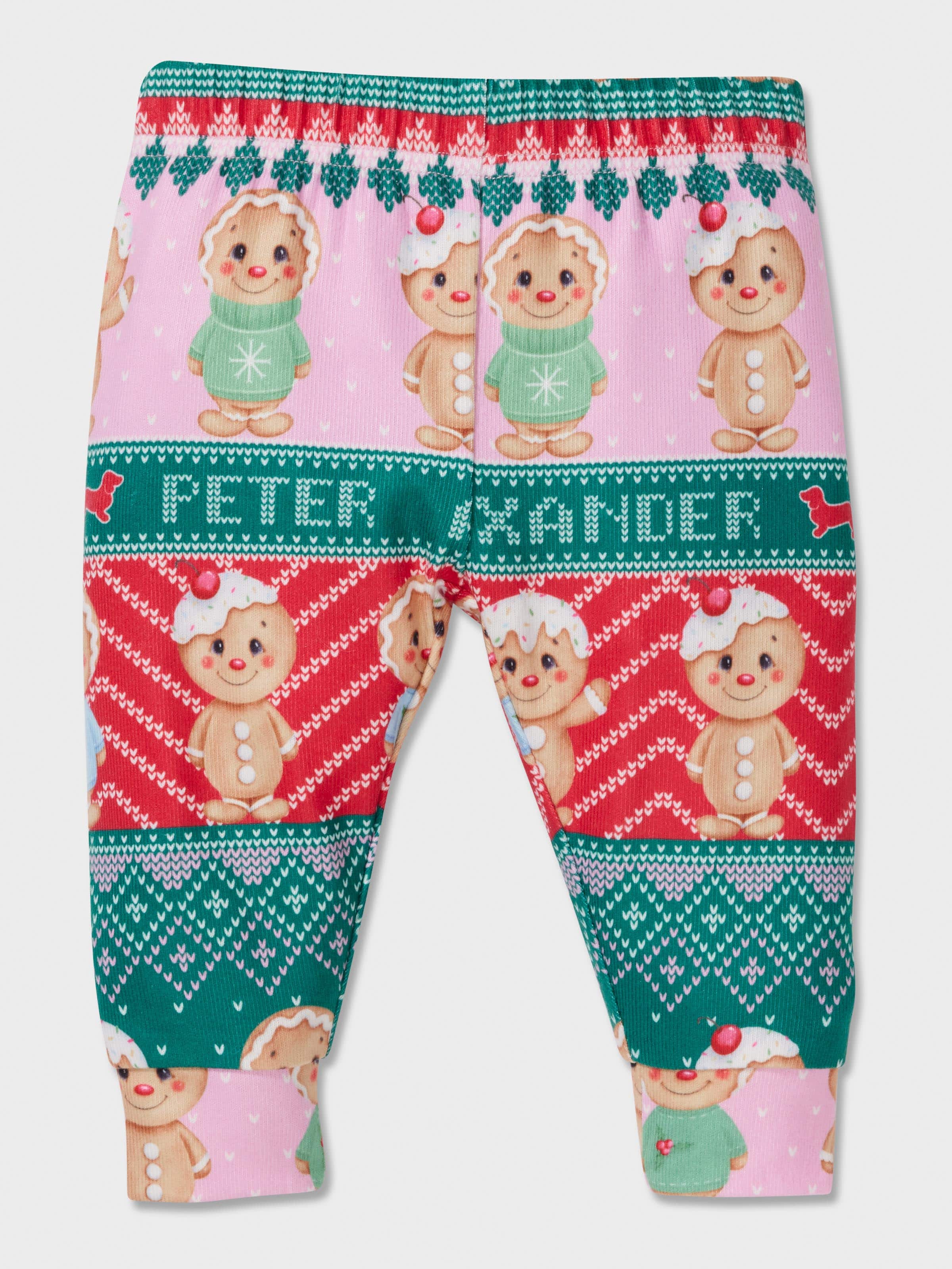 Baby Pink Gingerbread Pj Set