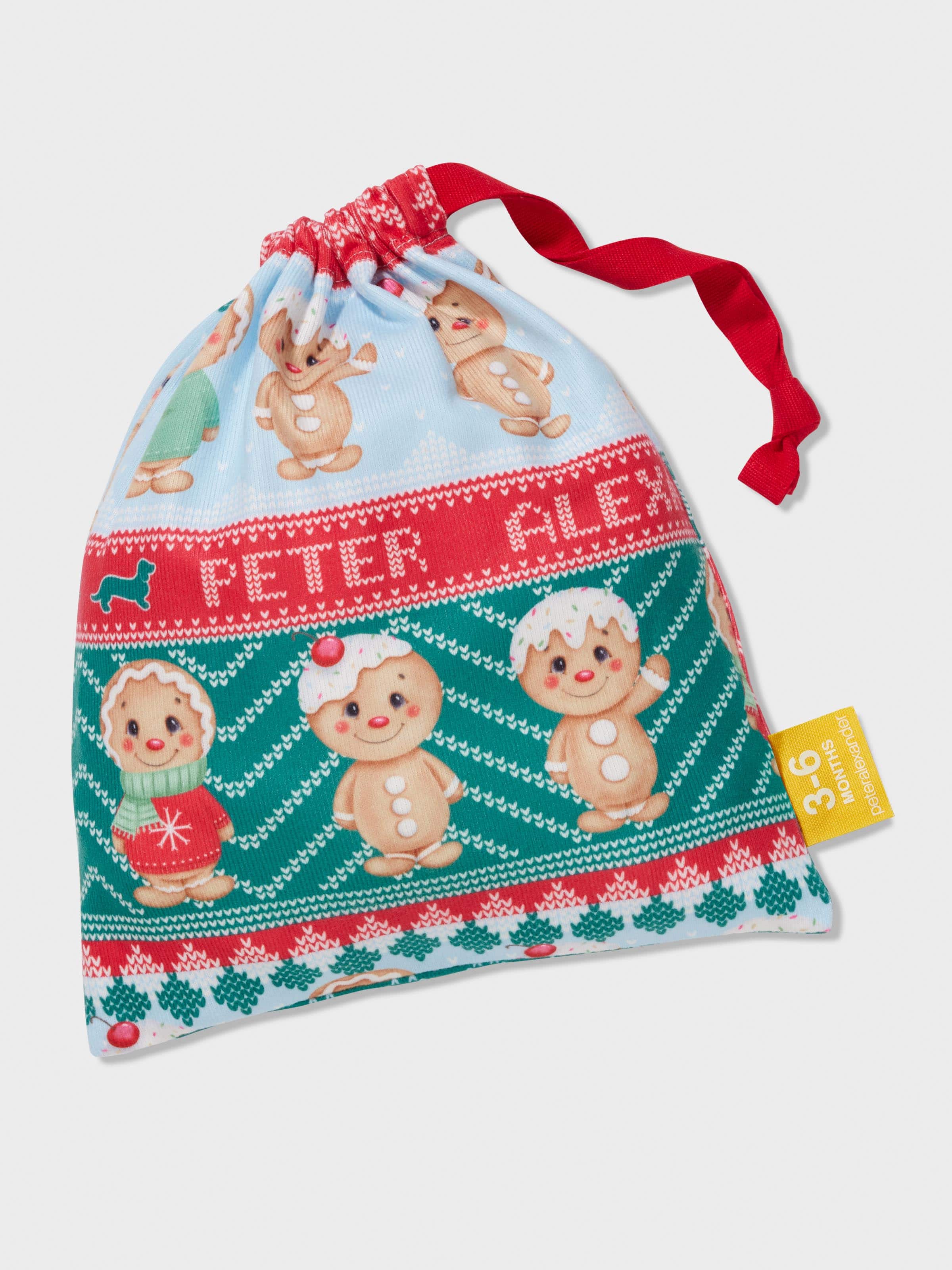 Image for Baby Blue Gingerbread Pj Set from Peter Alexander