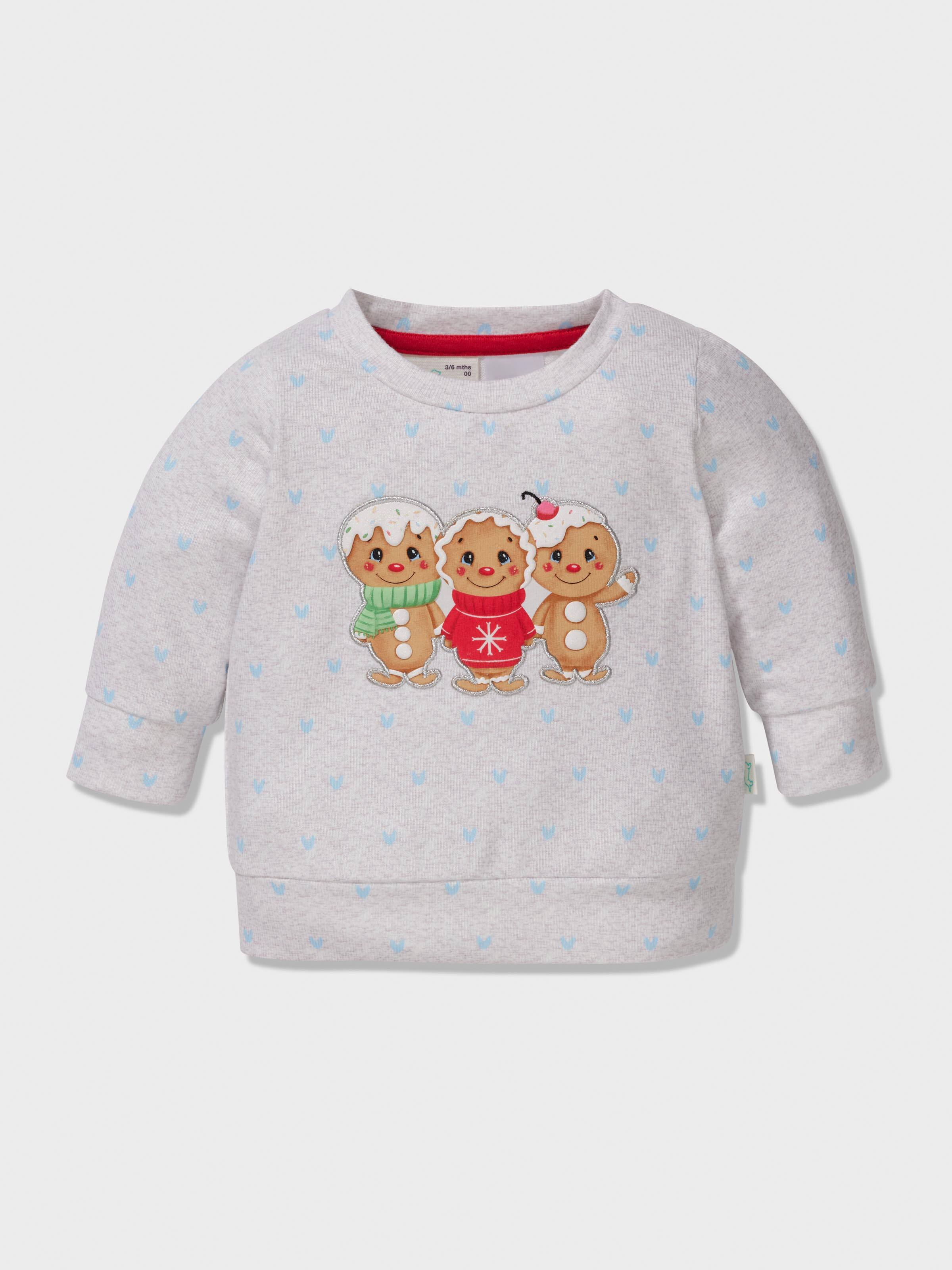 Image for Baby Blue Gingerbread Pj Set from Peter Alexander