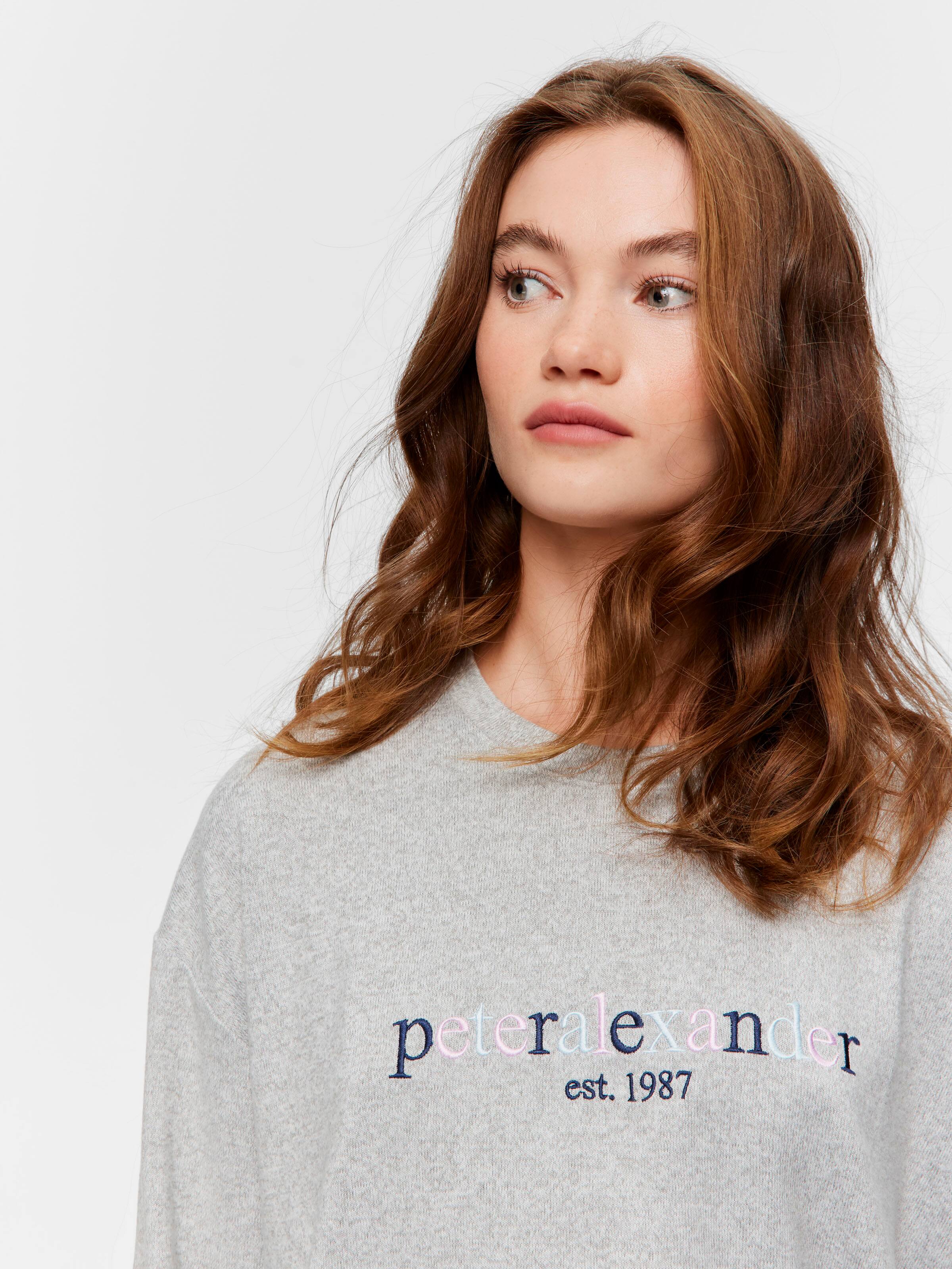 Grey Plush Sweater Top