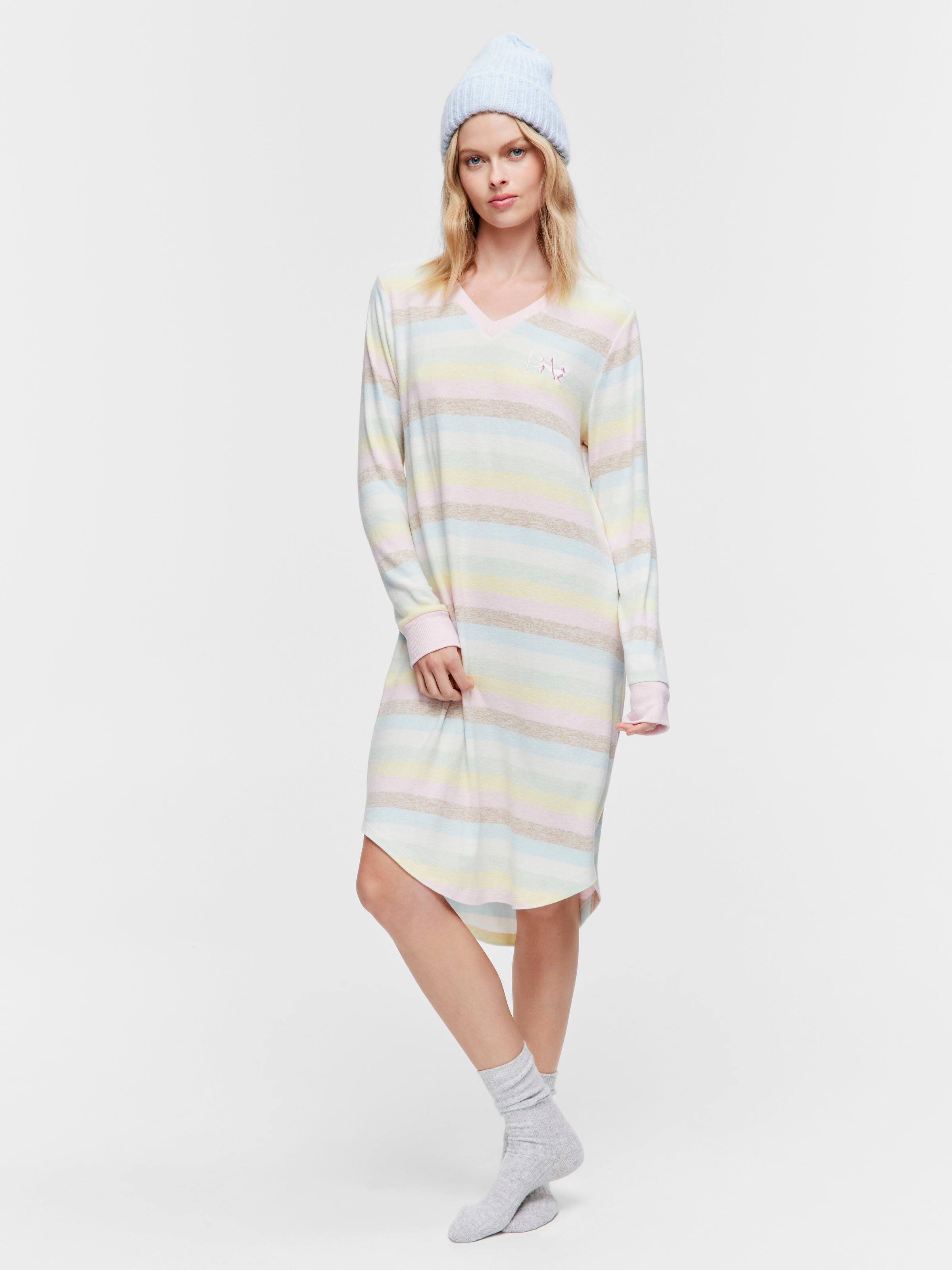 Pastel V Neck Nightdress