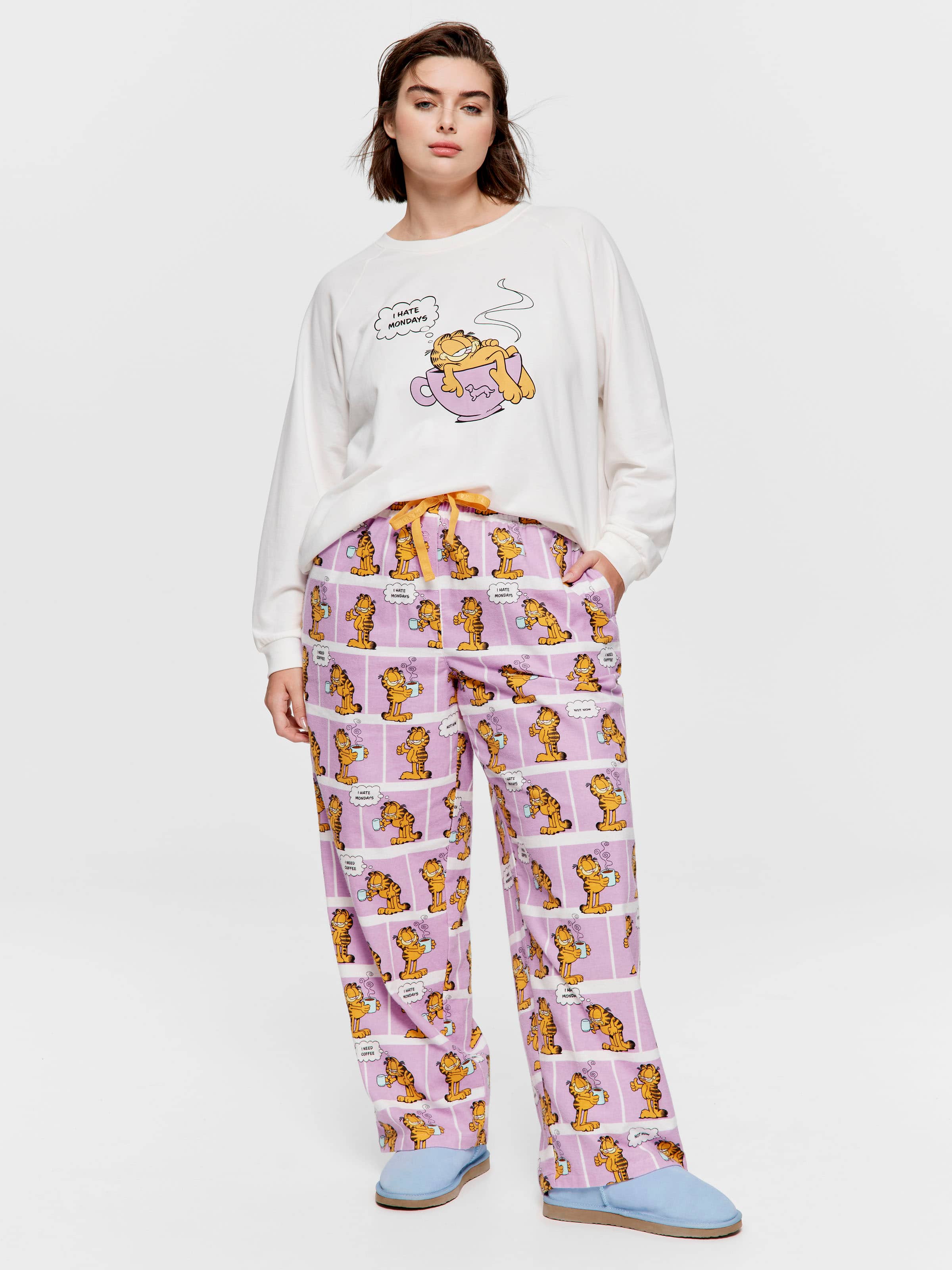 P.A. Plus Garfield Flannelette Pj Bottom