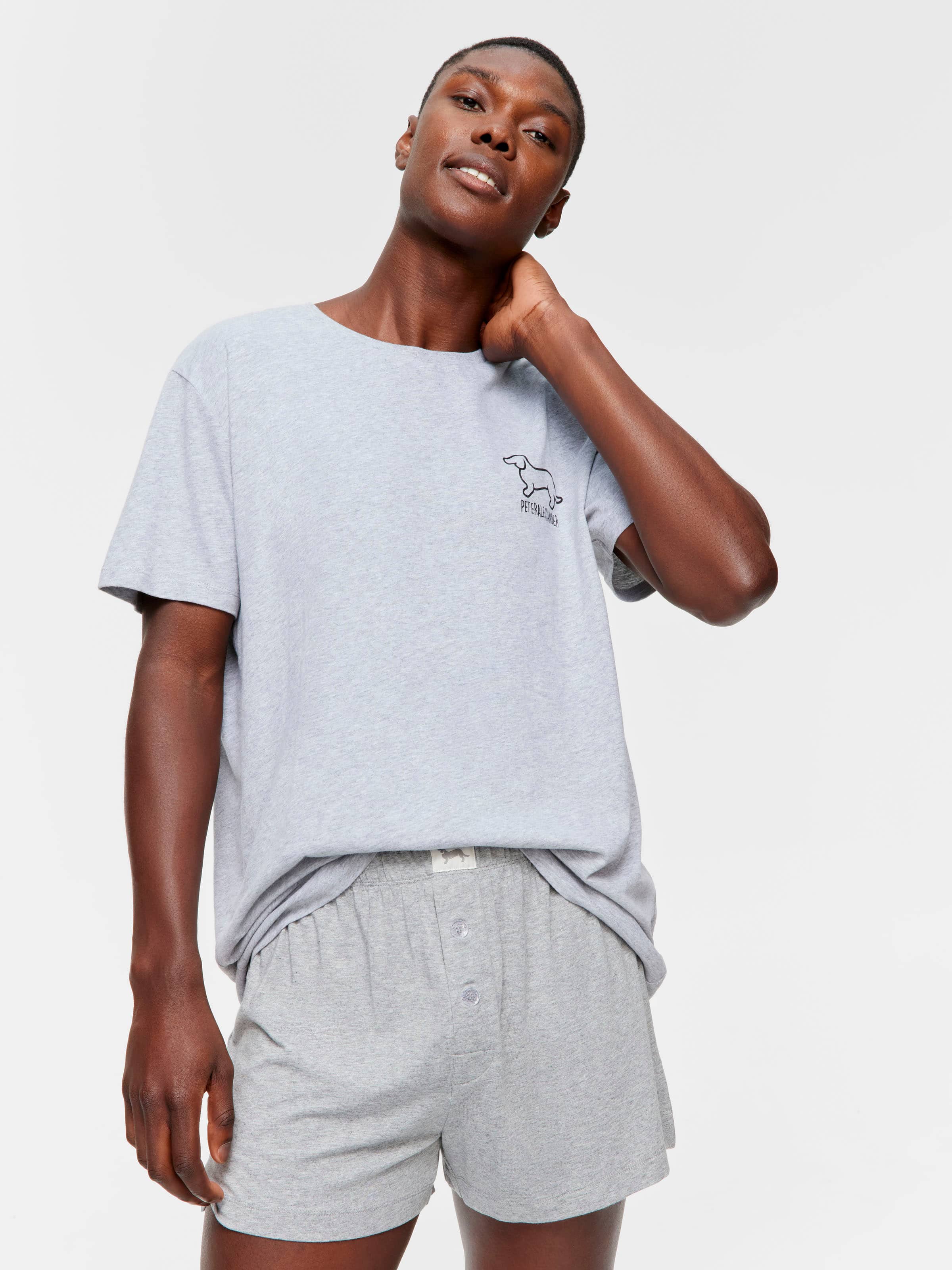 Grey Marle Boxer Short