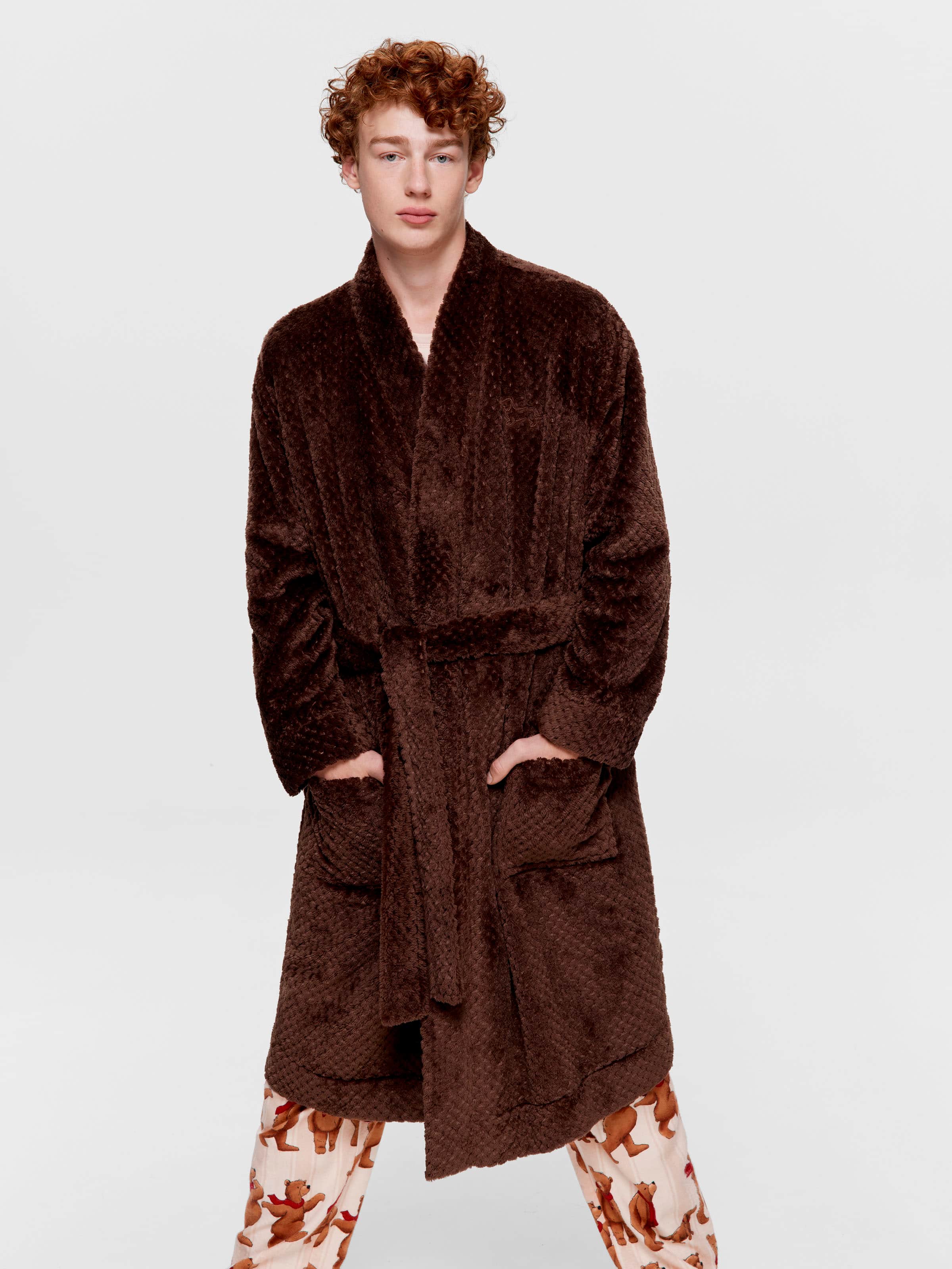 Chocolate Jacquard Gown