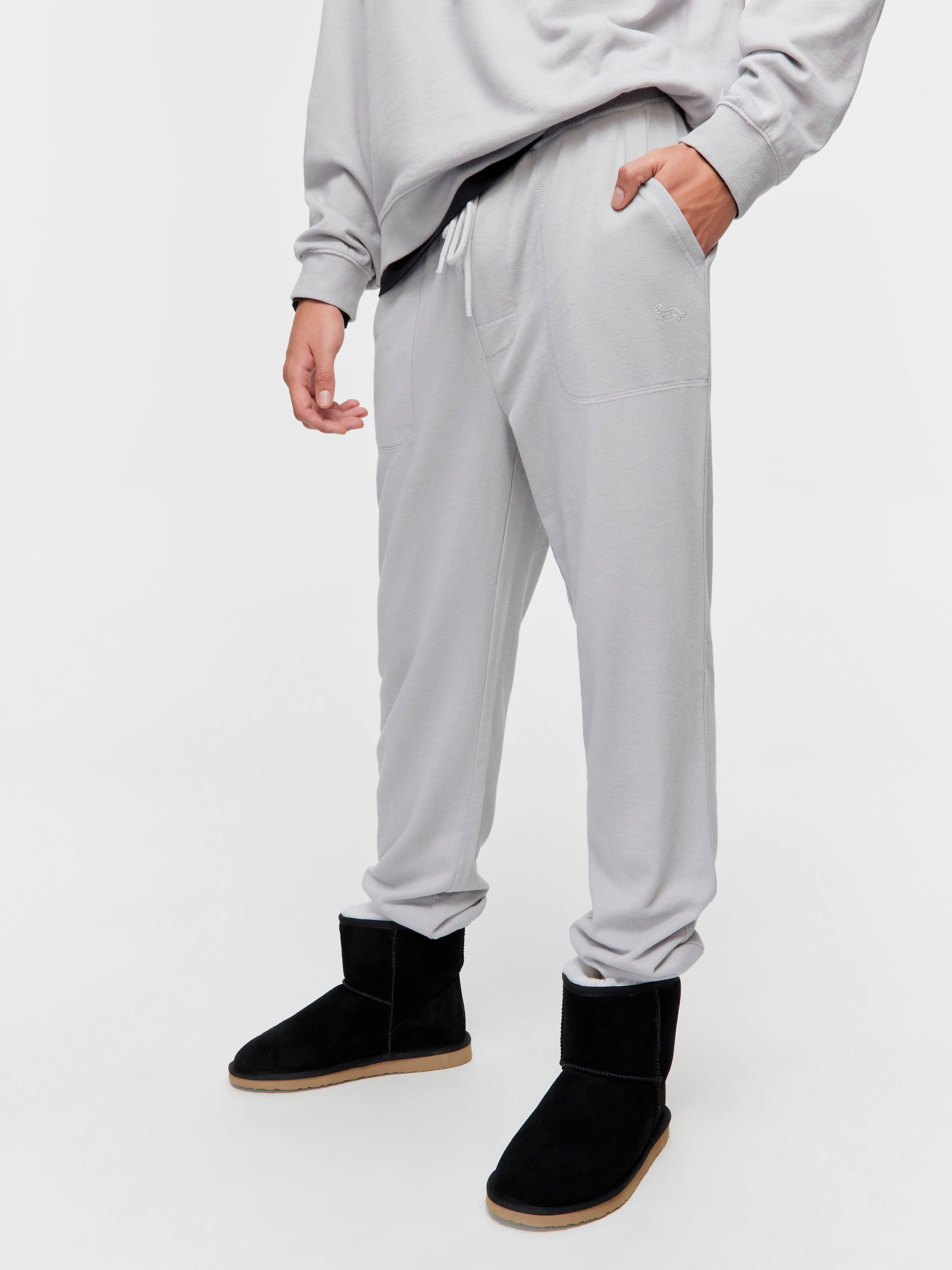 Grey Fleece Track Bottom