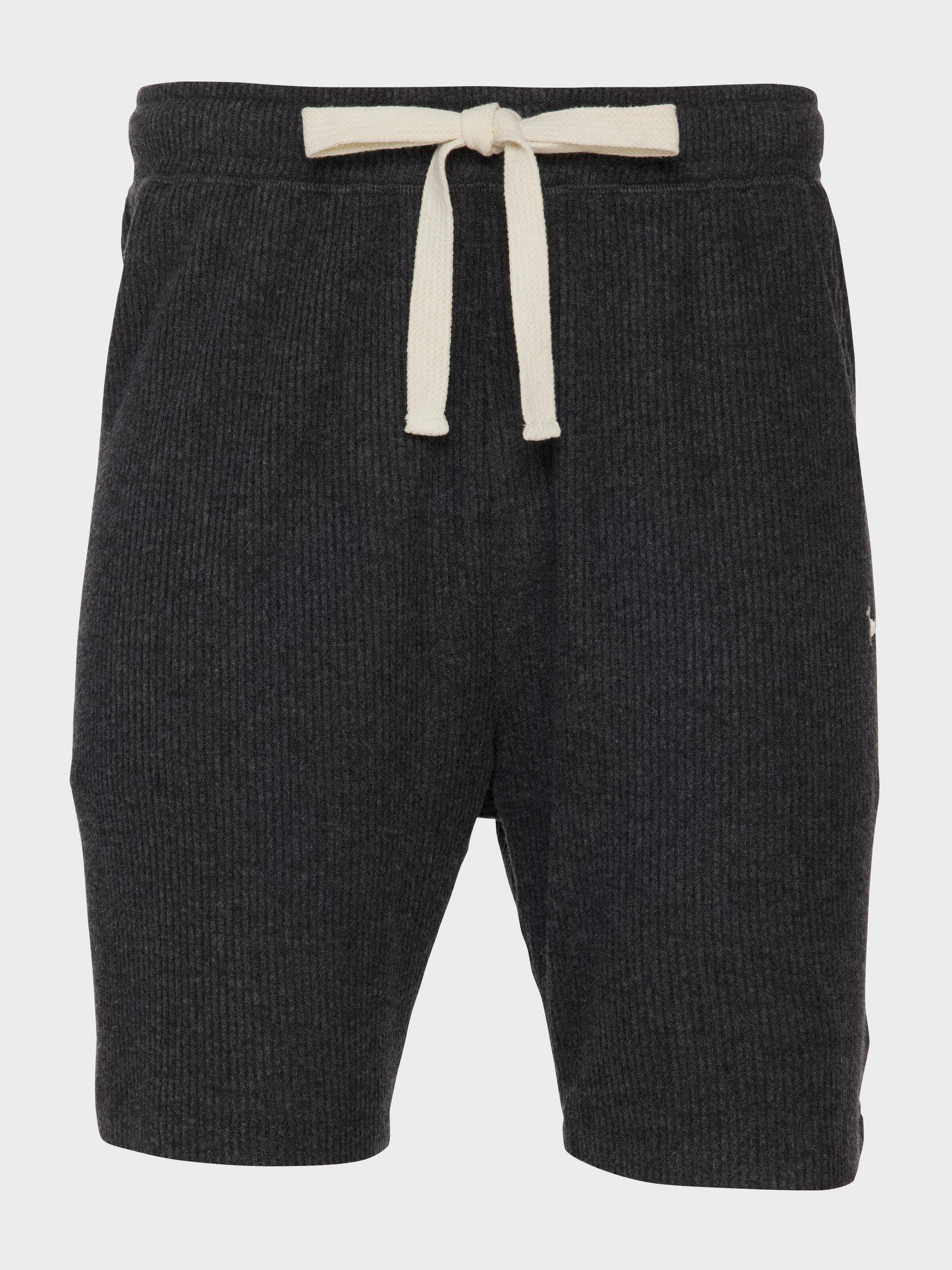 Image for Charcoal Brushed Rib Mid Short from Peter Alexander