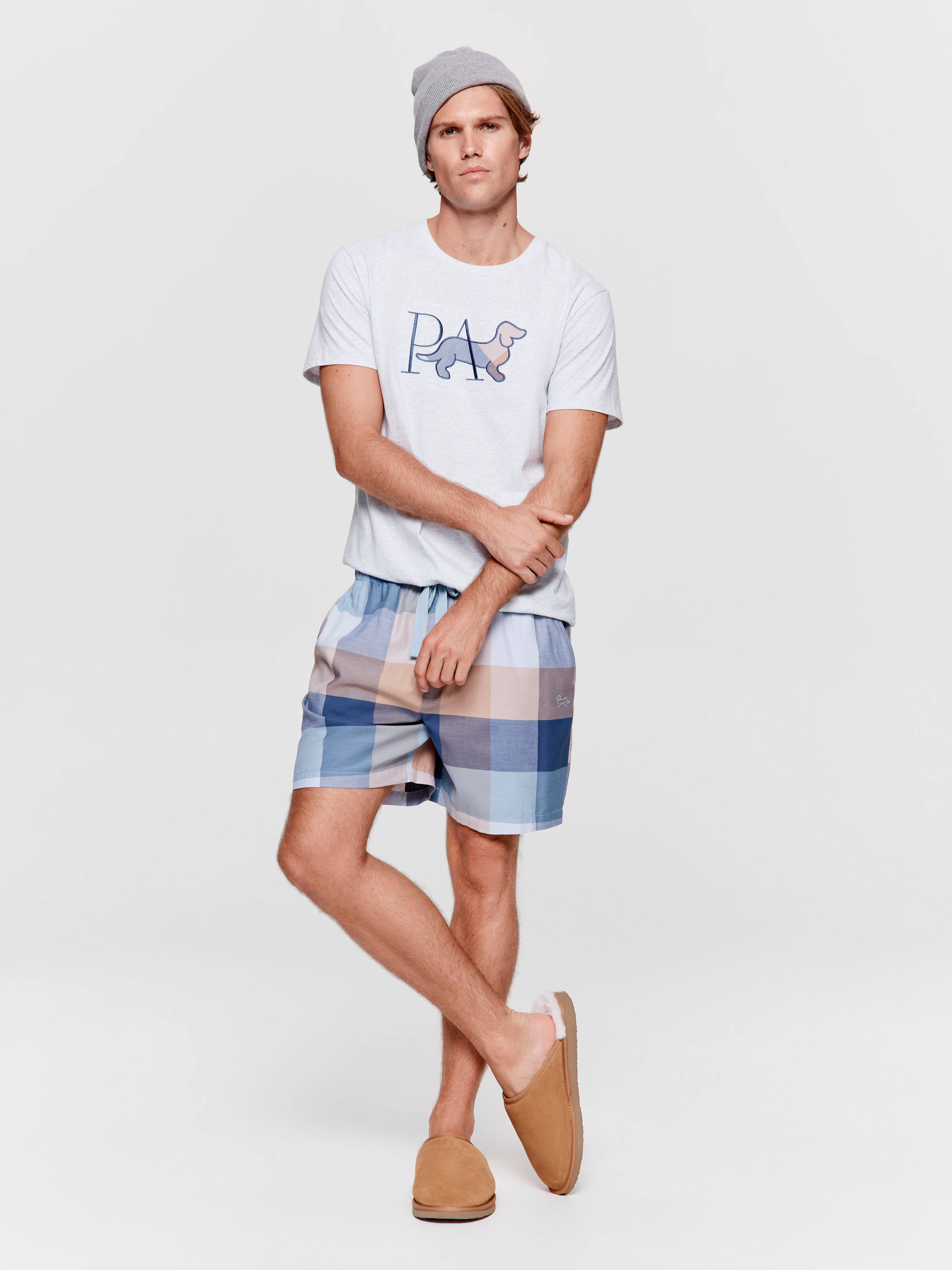 Buffalo Check Mid Short