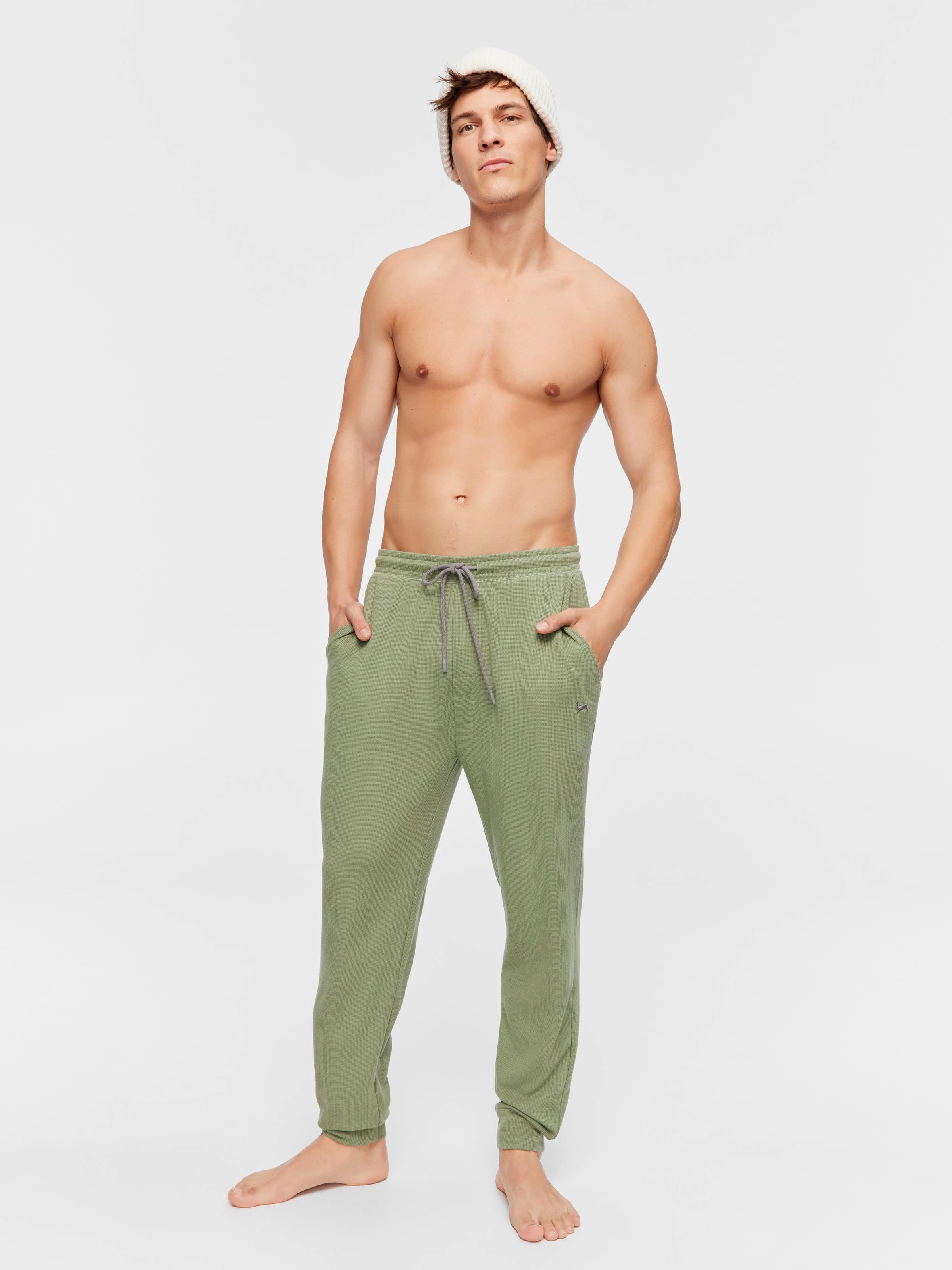 Sage Waffle Pj Bottom