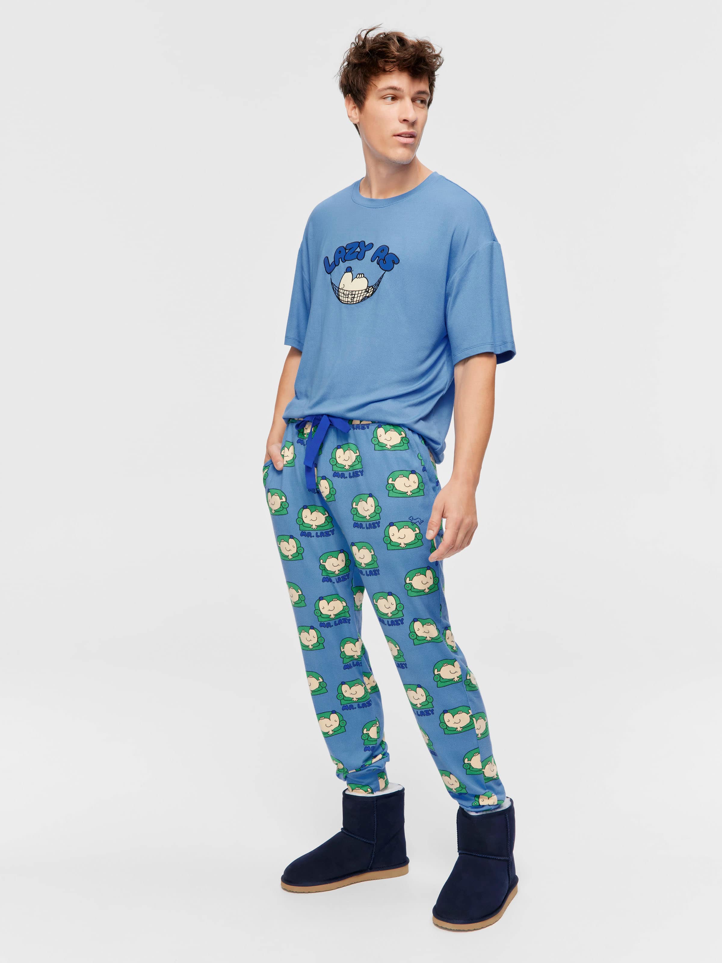 Mr Lazy Plush Jogger Pj Bottom