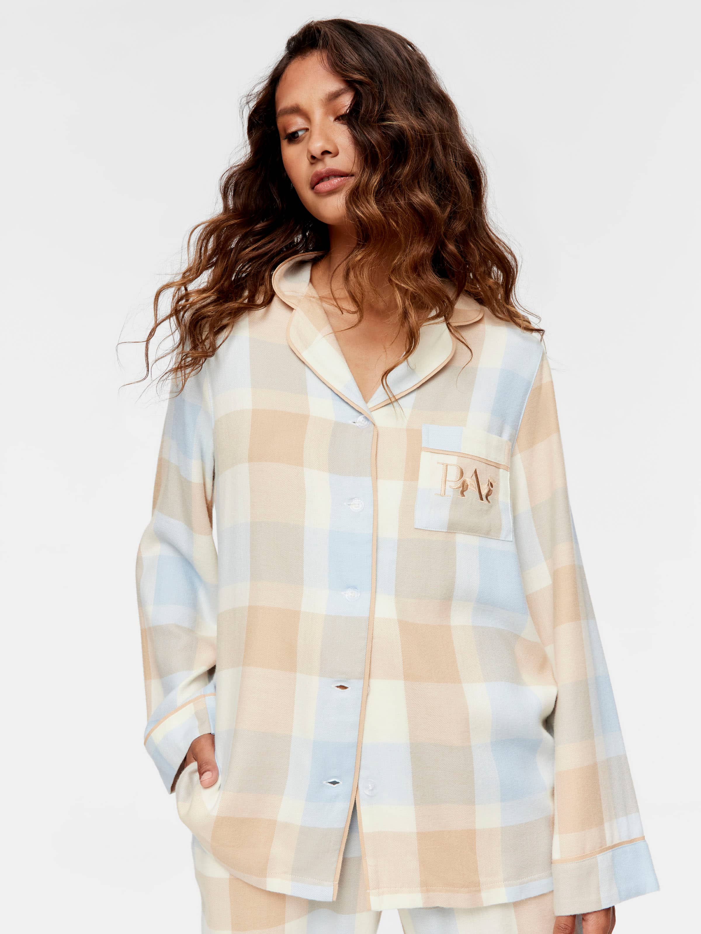 Image for Buffalo Check Bamboo Flannelette Pj Set from Peter Alexander