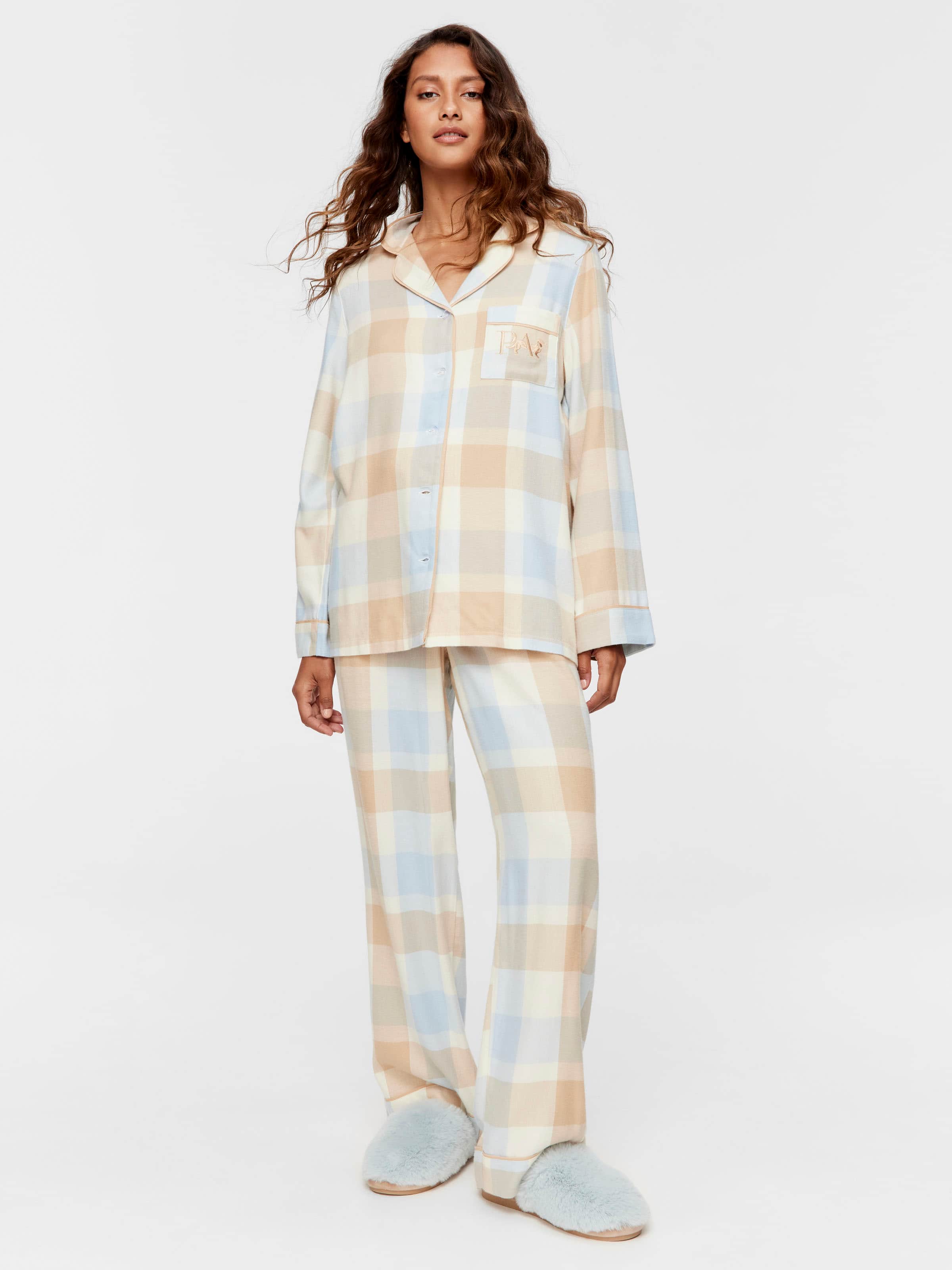 Buffalo Check Bamboo Flannelette Pj Set