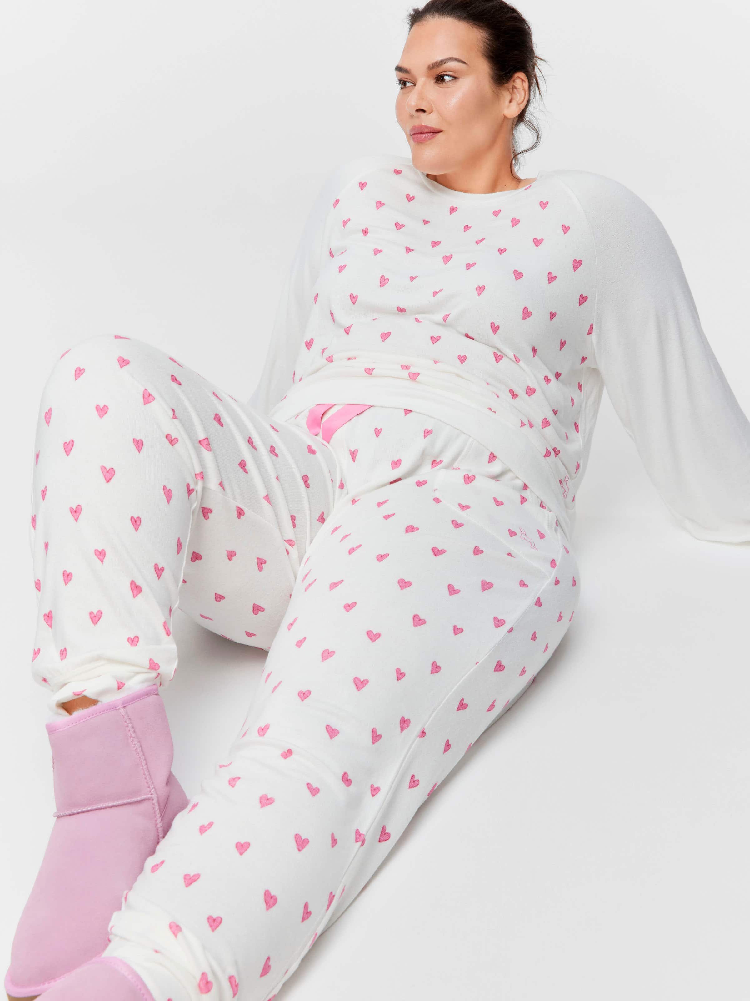 P.A. Plus Love Me Fuzzy Pj Bottom
