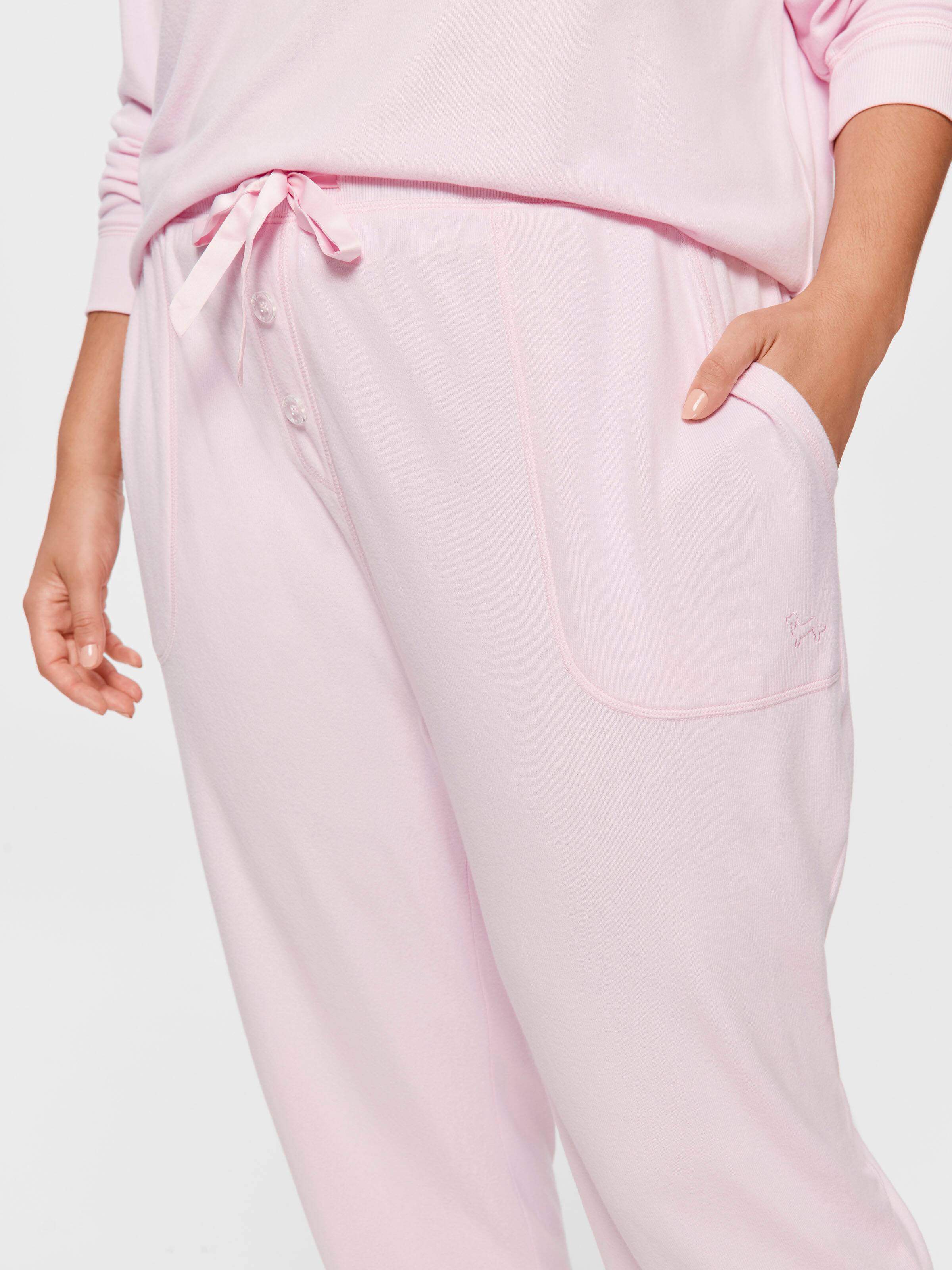 P.A. Plus Pink Plush Easy Pj Bottom