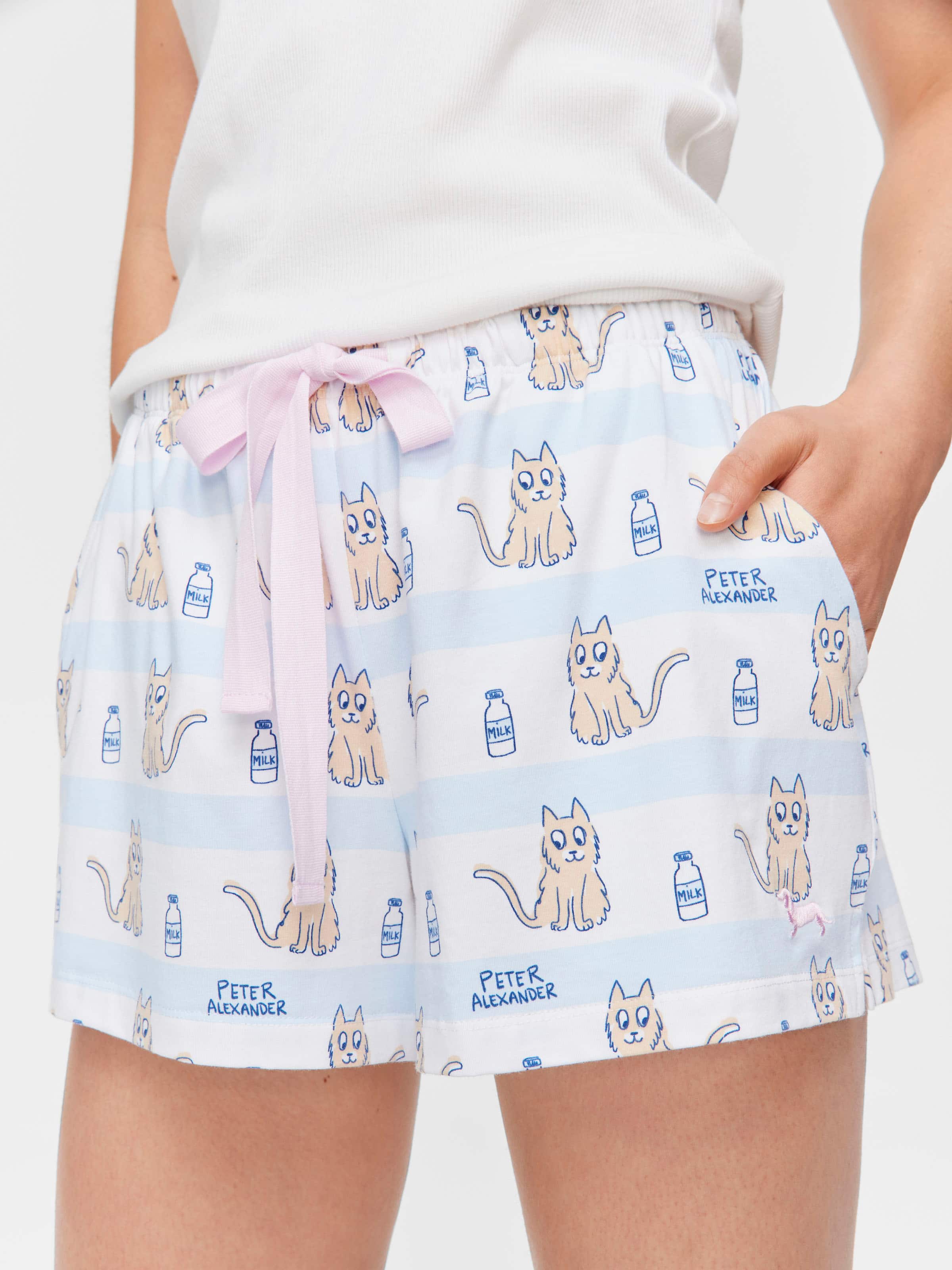 Cat Stripe Short