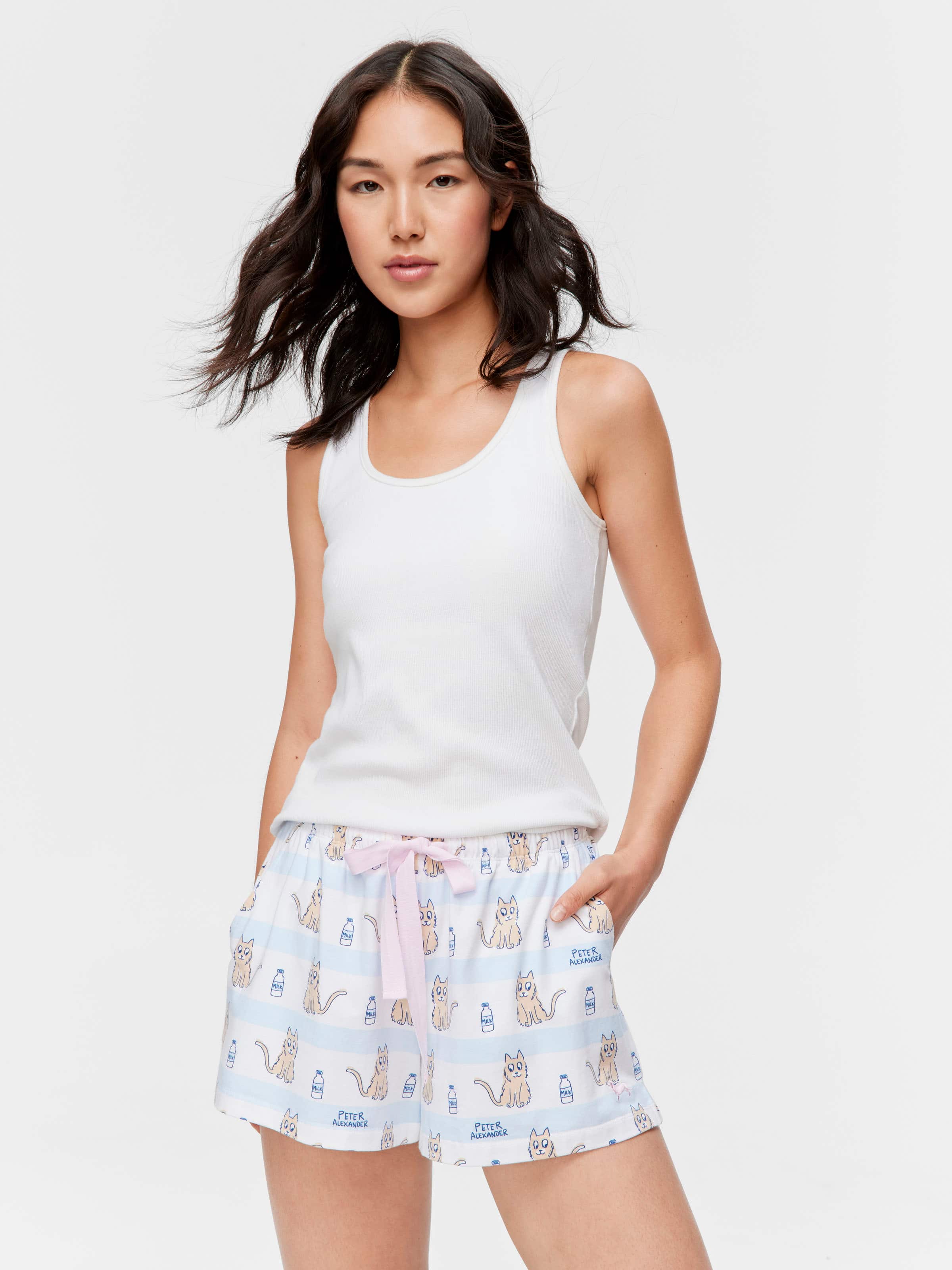 Cat Stripe Short