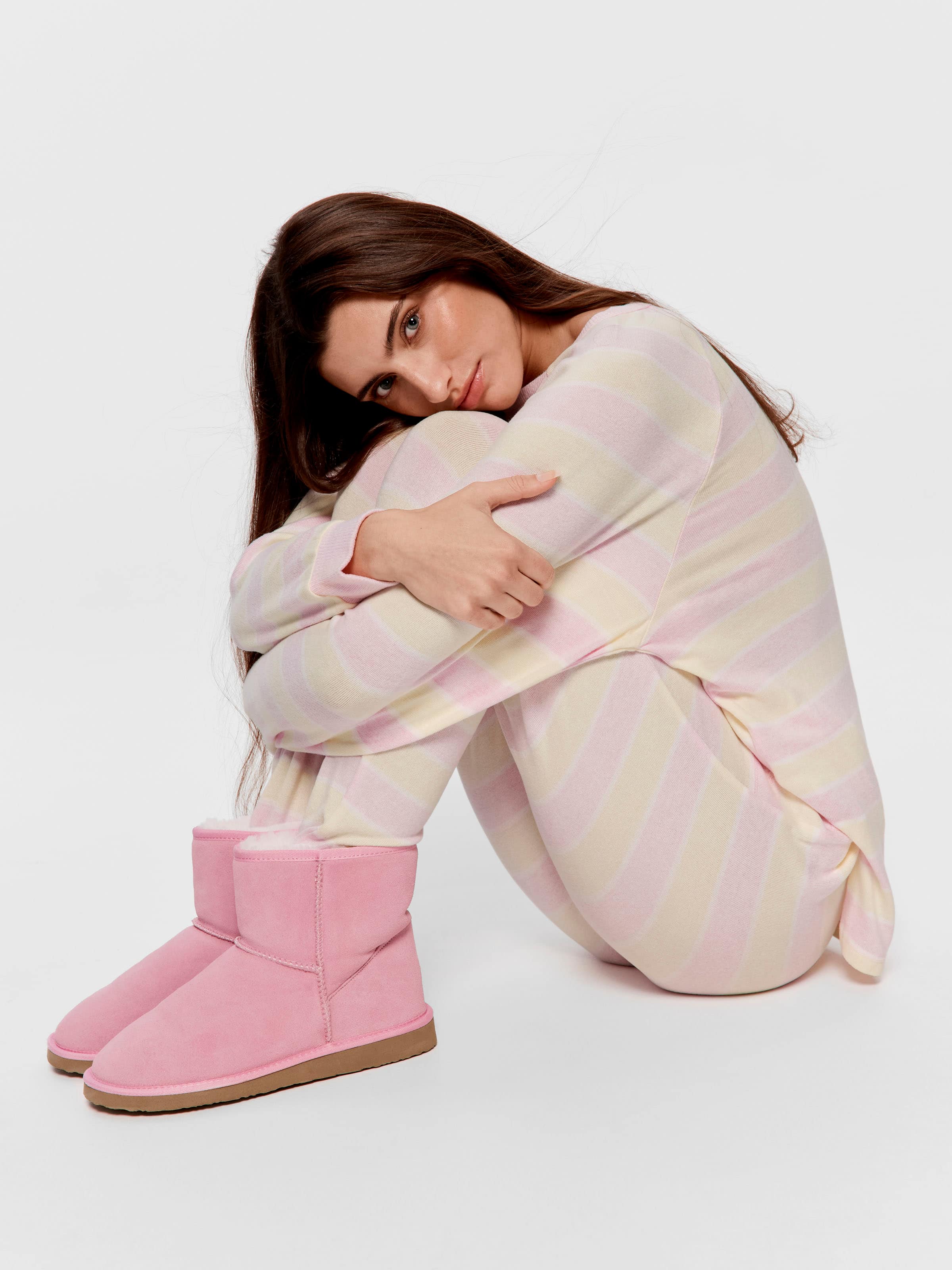 Pastel Fuzzy Pj Bottom
