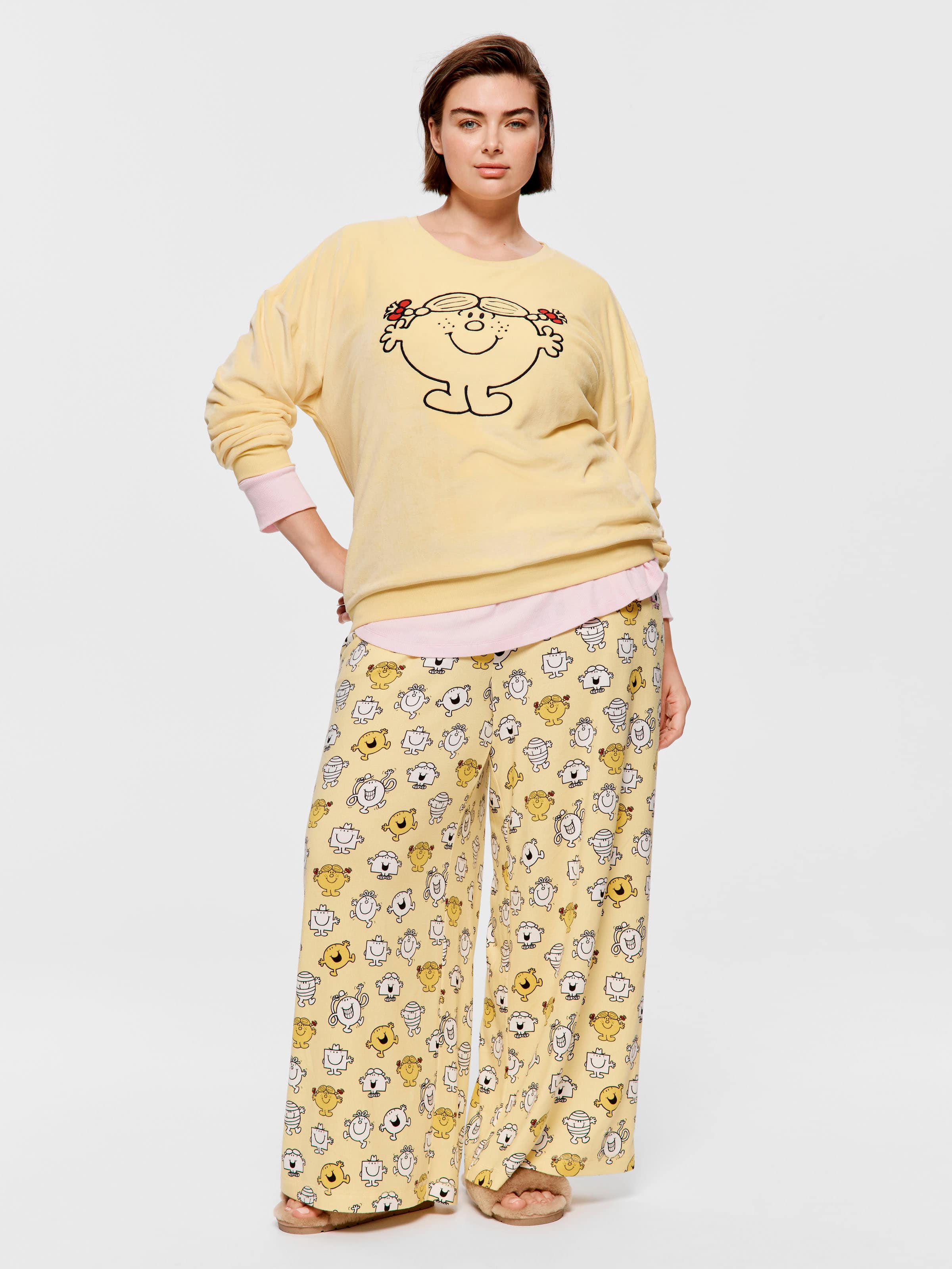 P.A. Plus Little Miss Sunshine Plush Pj Bottom