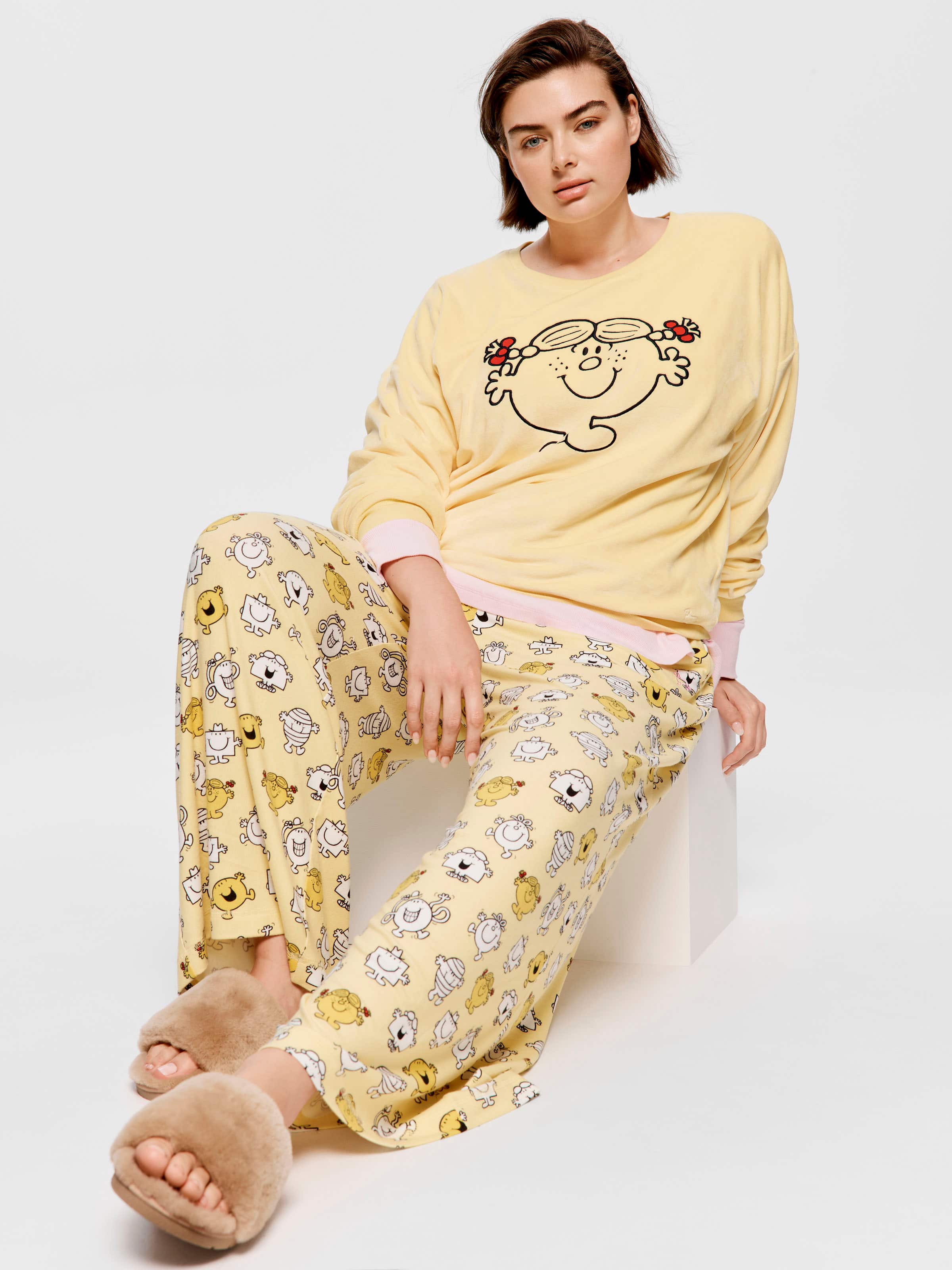 P.A. Plus Little Miss Sunshine Plush Pj Bottom