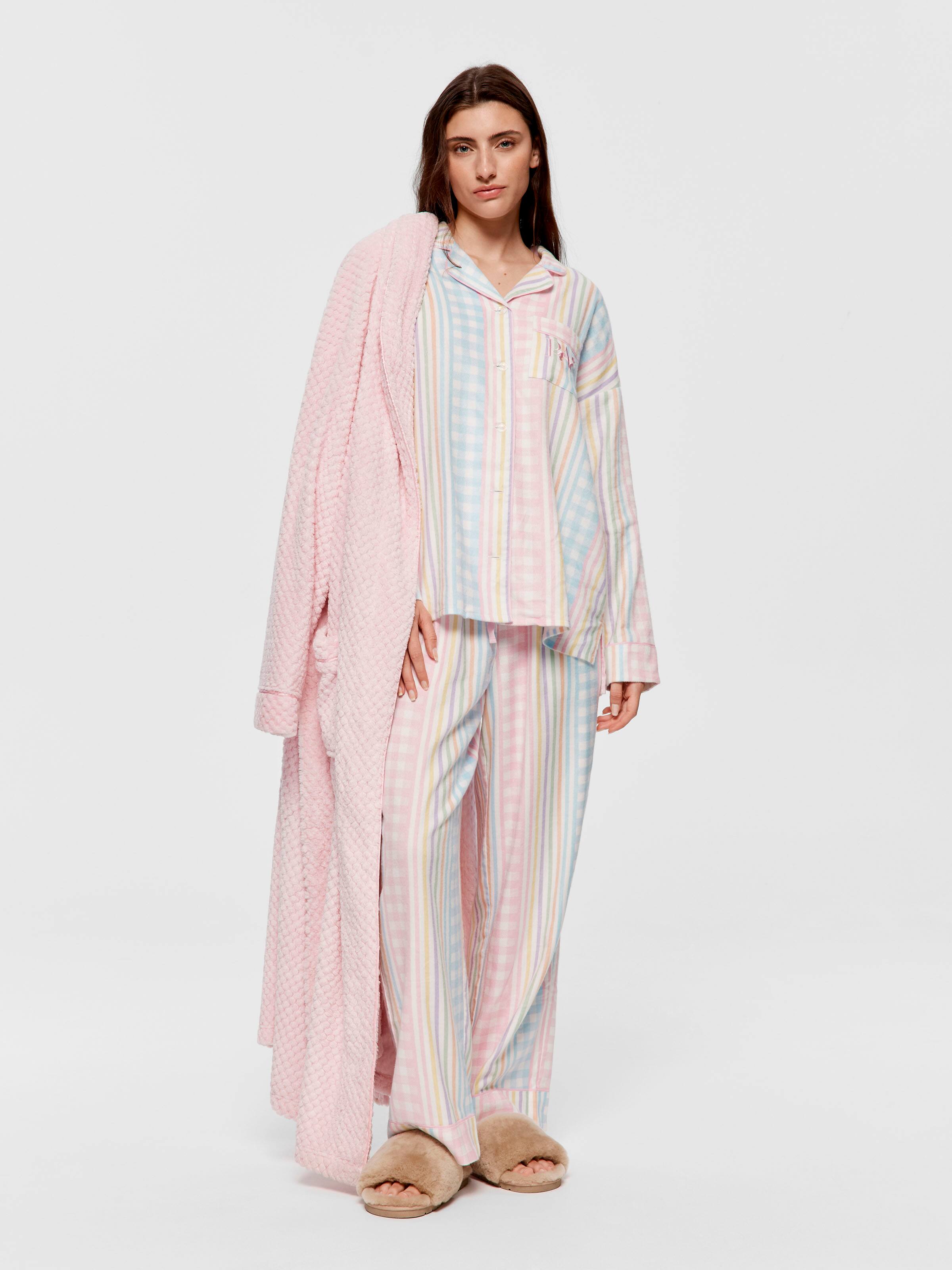 Penny Gingham Stripe Pj Set