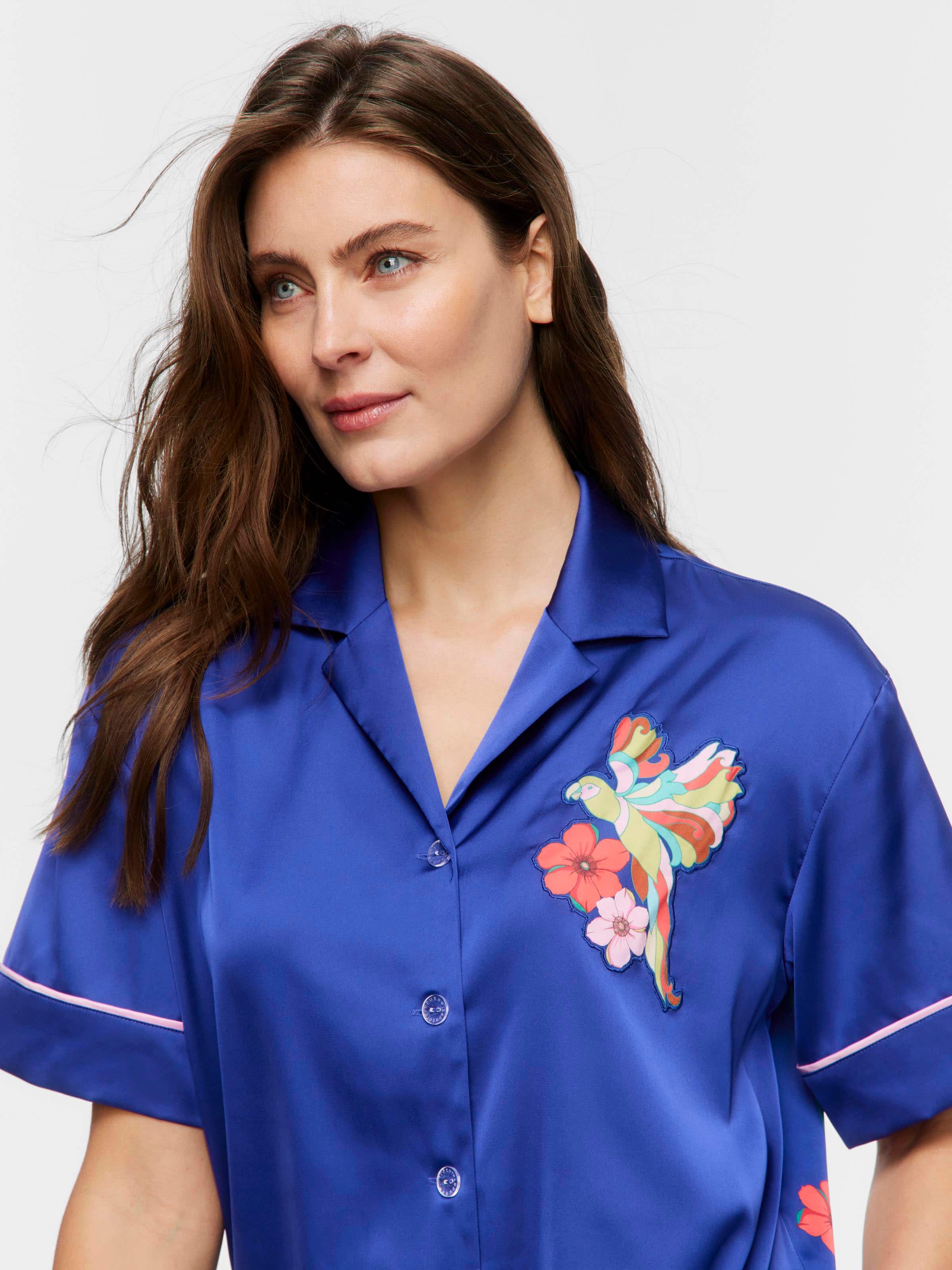 Paisley Tile Satin Shirt