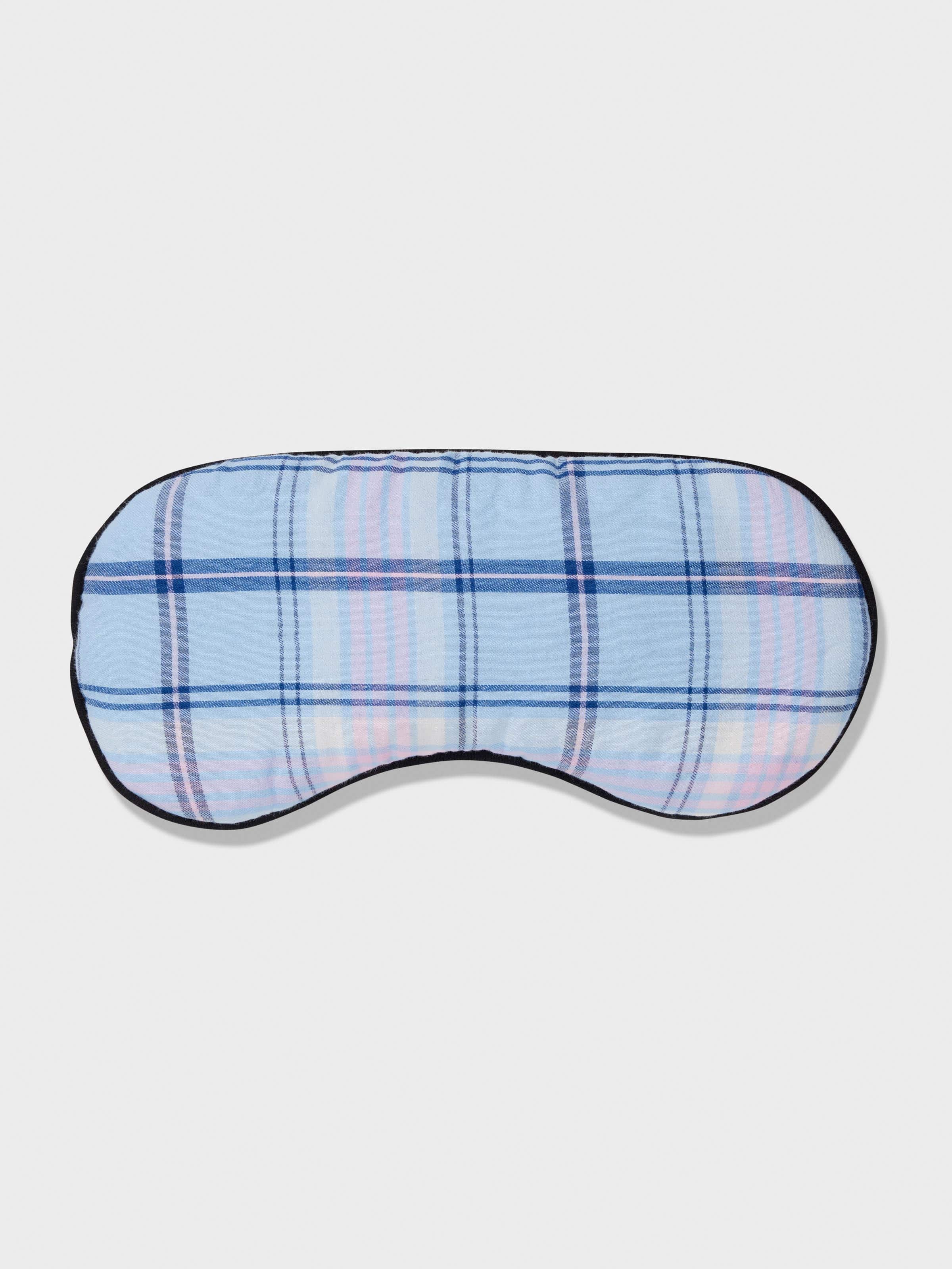 Blue Check Eye Mask