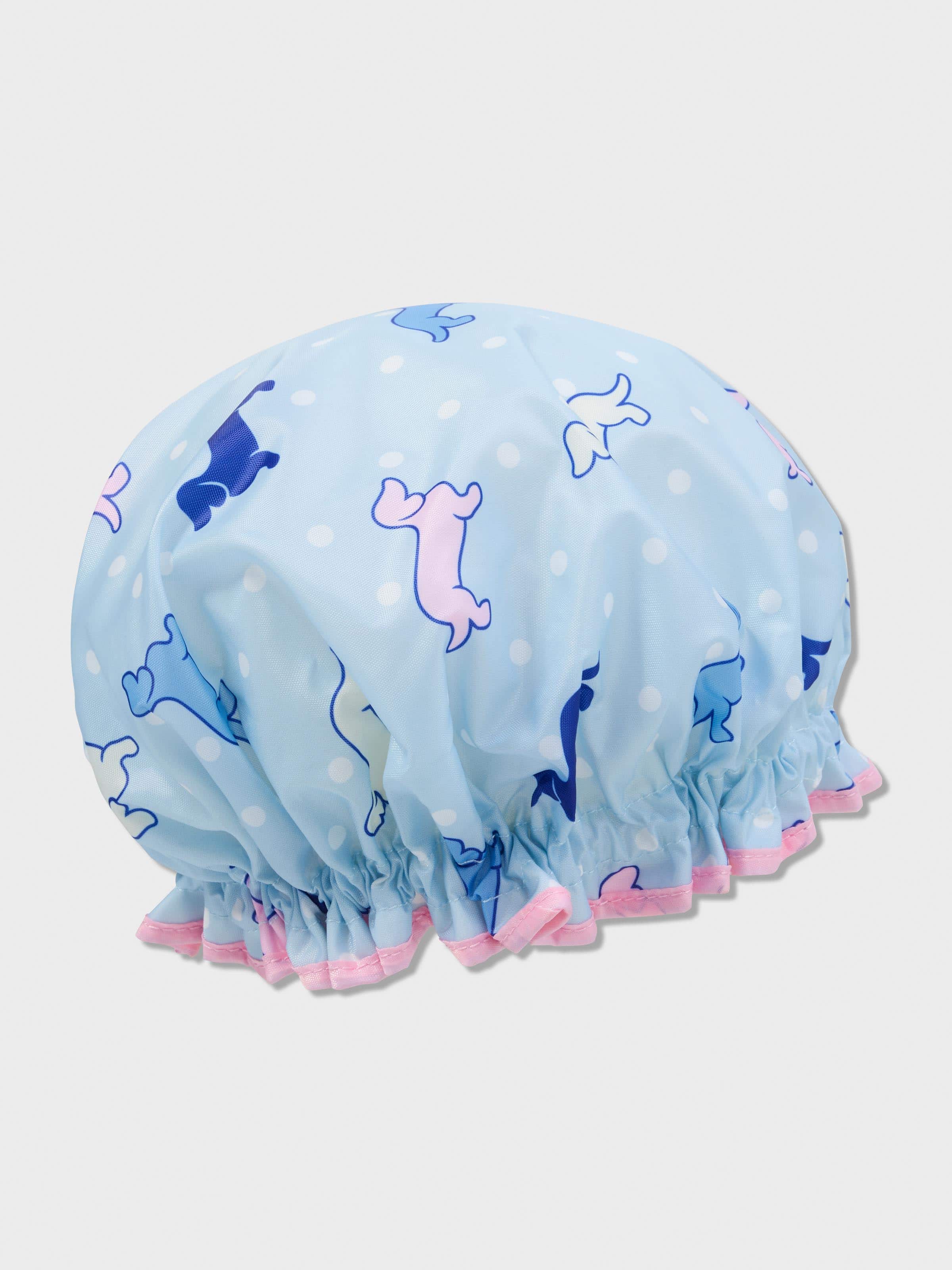 Penny Dog Print Shower Cap