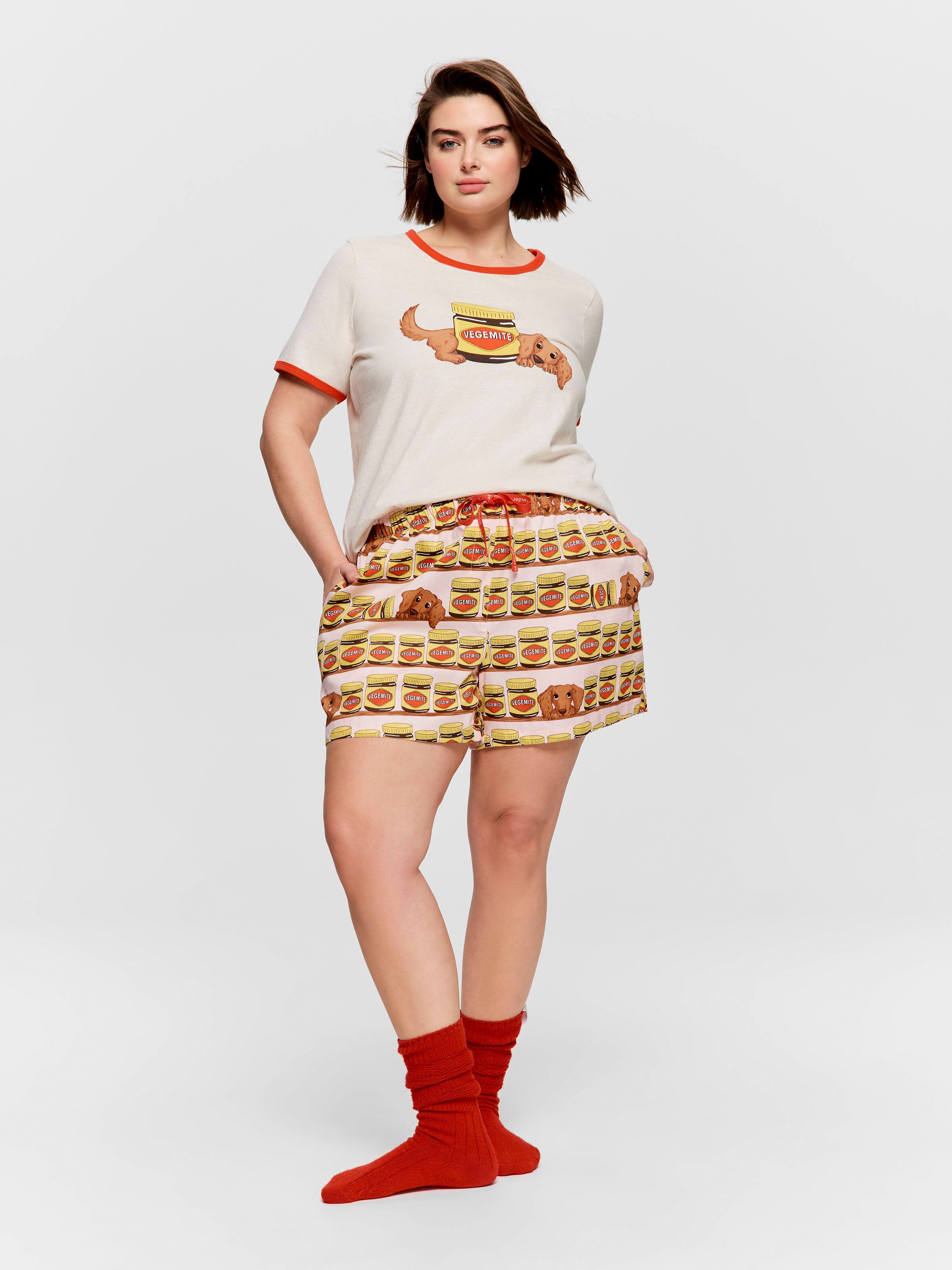 P.A. Plus Vegemite 100% Cotton Short