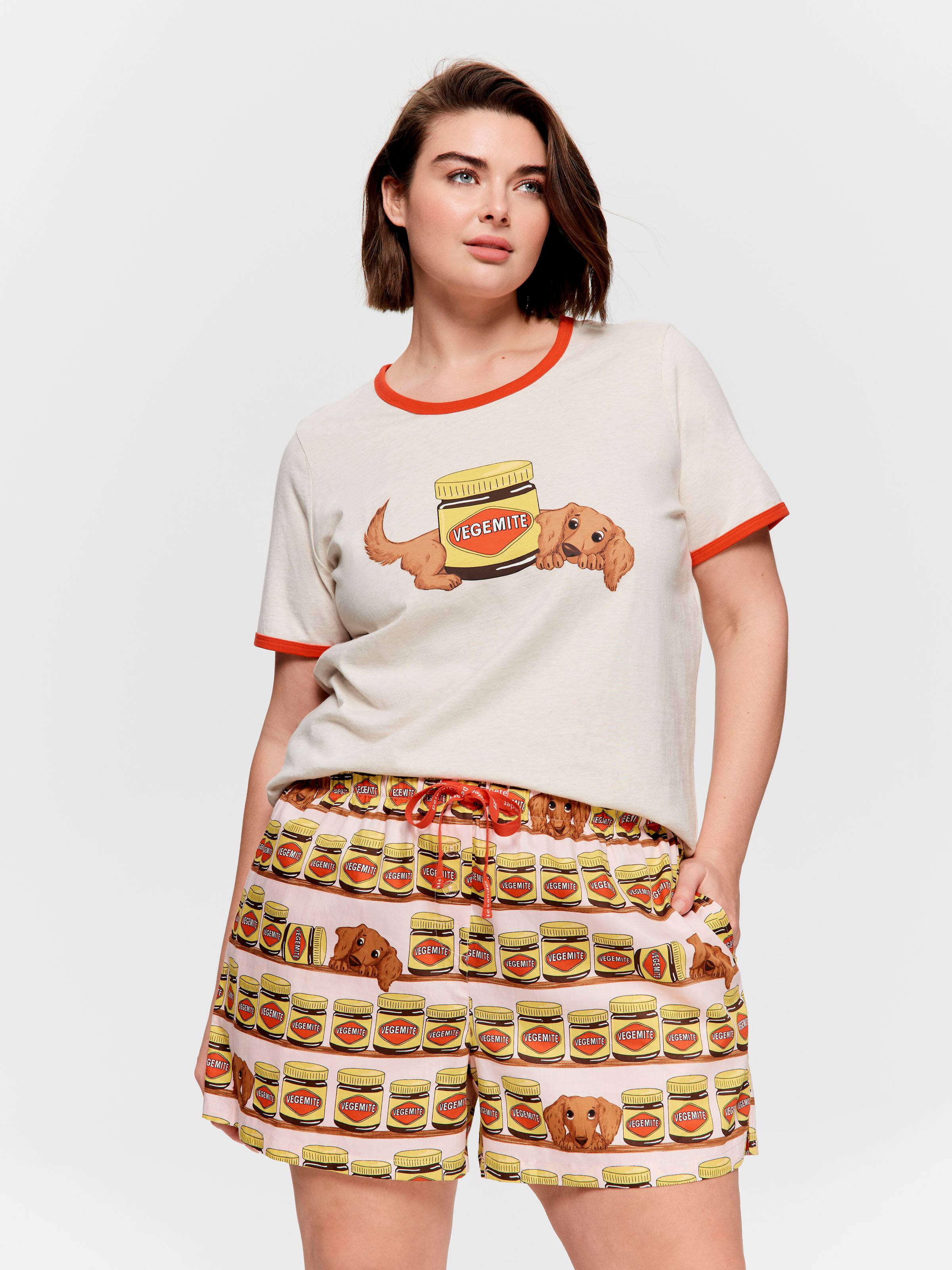 P.A. Plus Vegemite 100% Cotton Short